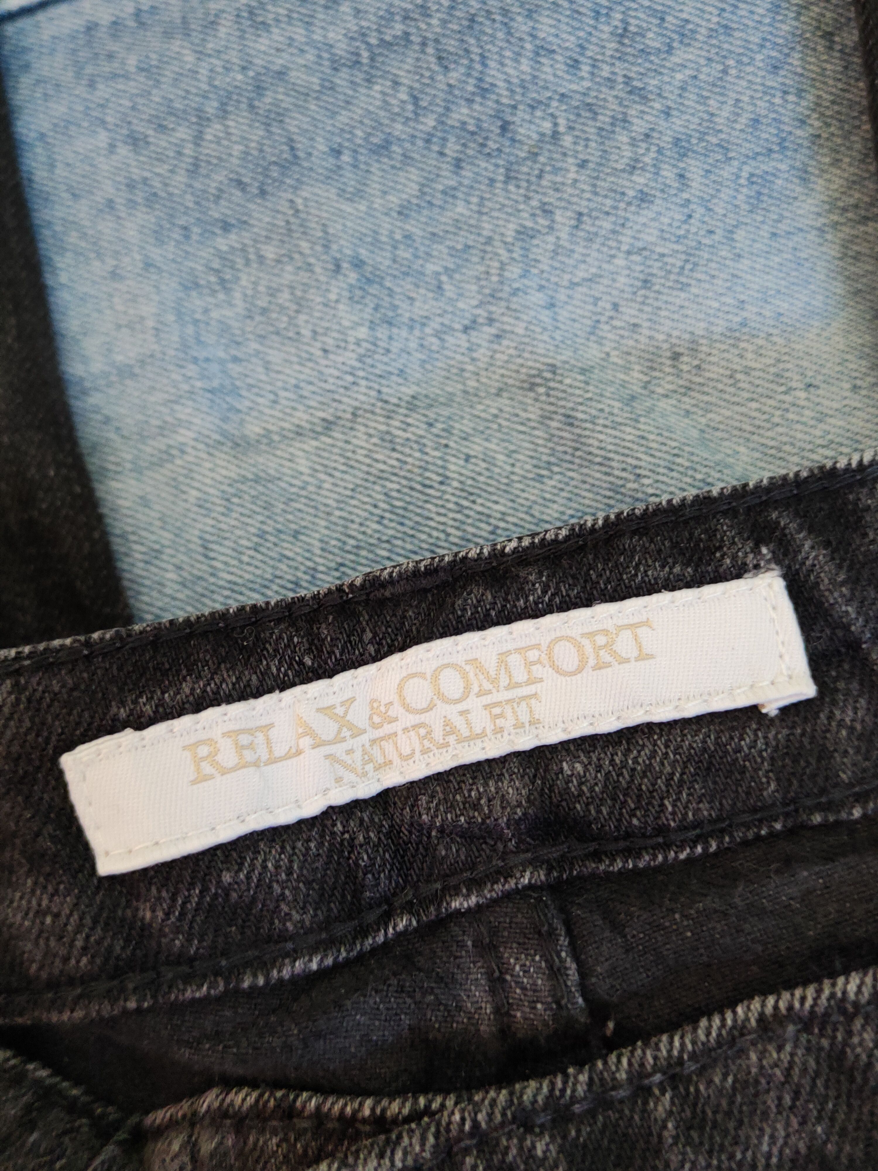 Japanese Brand Uniqlo Blue Faded Distressed Ripped Jeans #S1701 Size US 33 - 14 Thumbnail