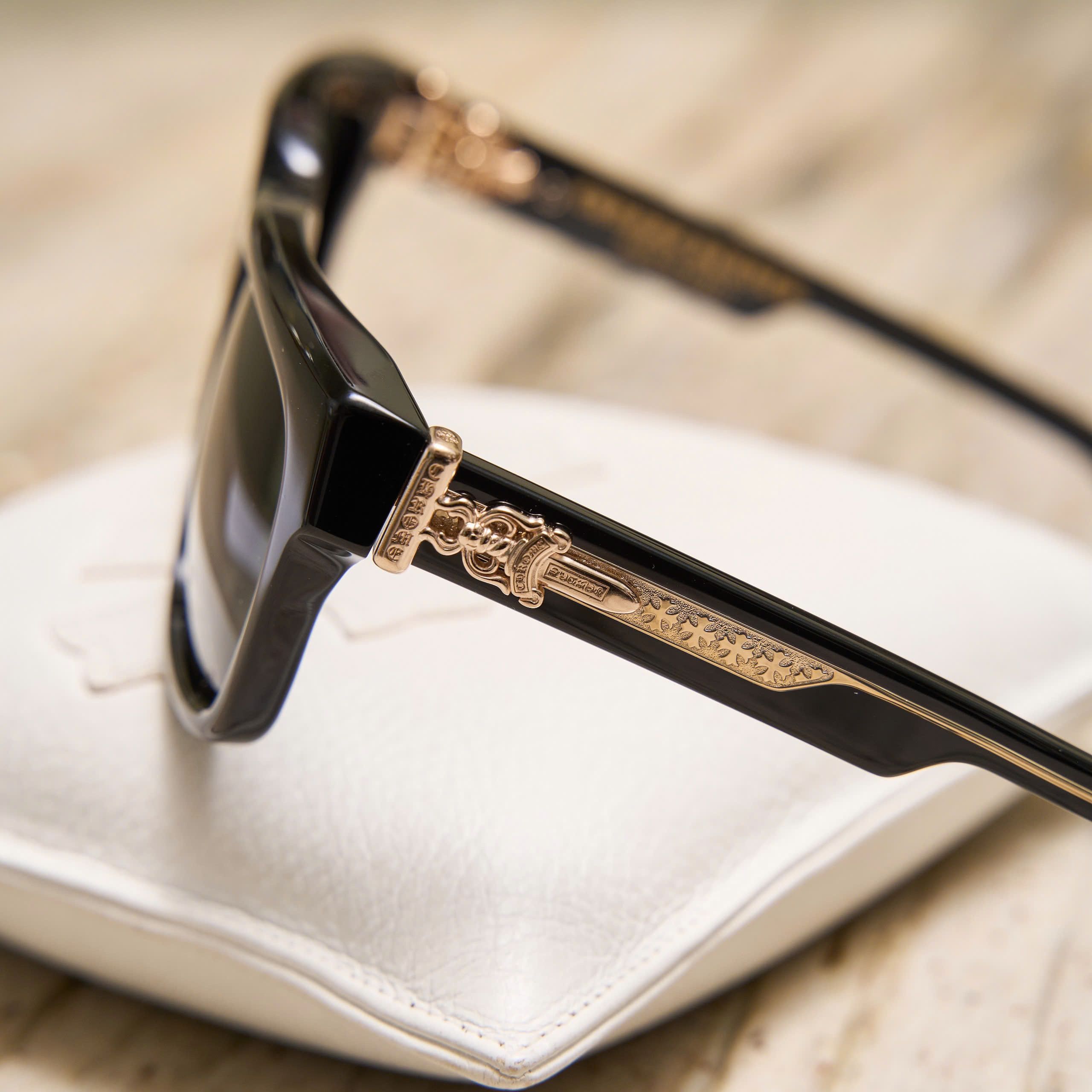 Chrome Hearts CHROME HEARTS BOX OFFICER BLACK GOLD Size ONE SIZE - 3 Thumbnail