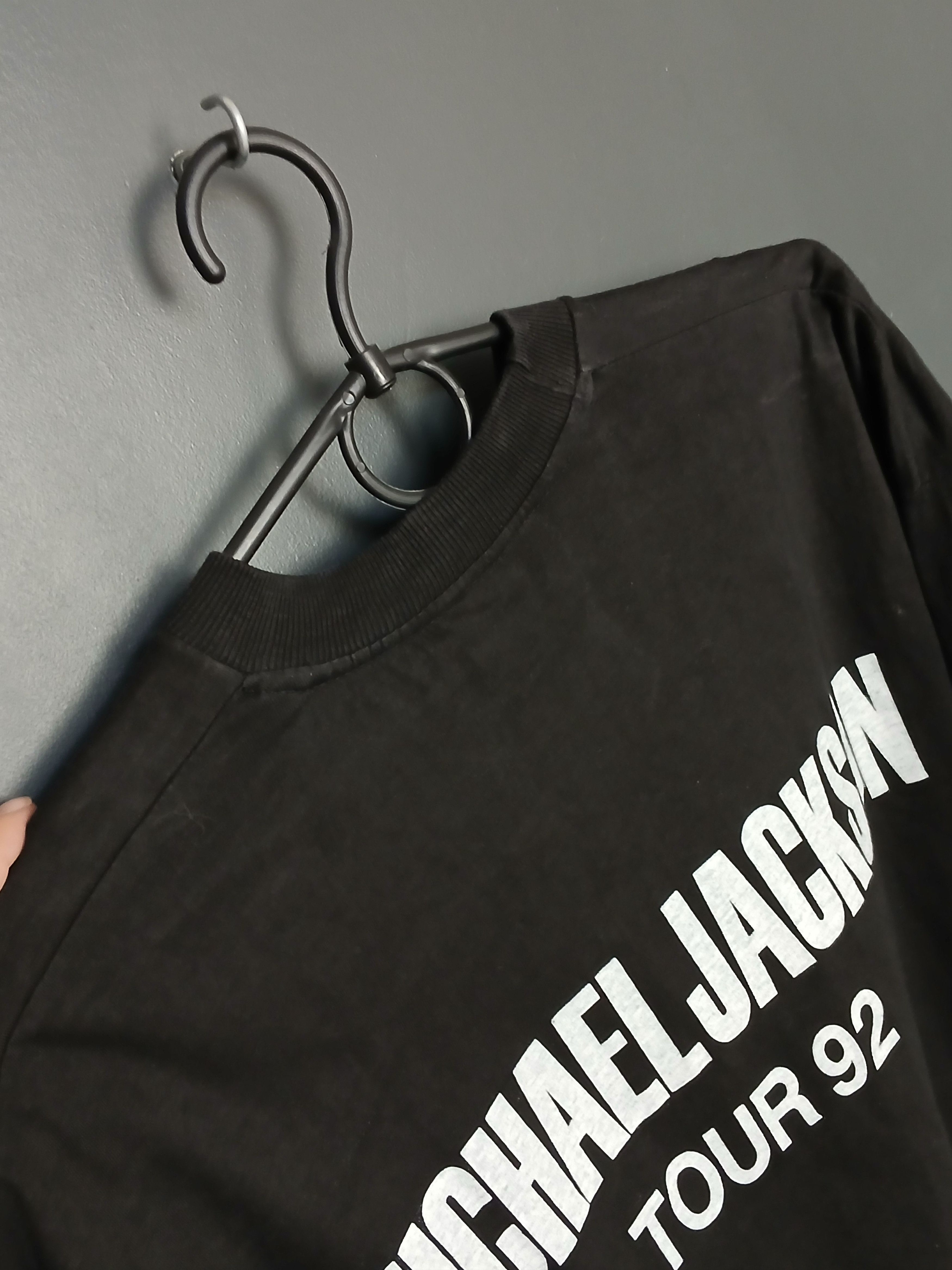 Michael Jackson × Vintage Vintage 1992 Michael Jackson Tour Single Stitch T-Shirt Size US XXL / EU 58 / 5 - 9 Thumbnail