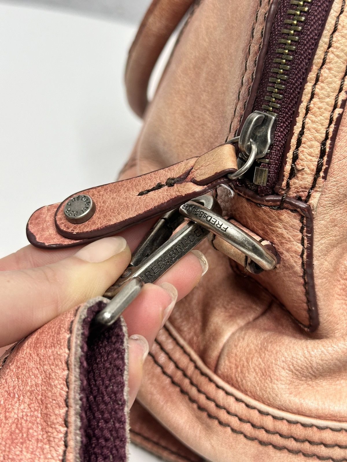 A.S.98 Vintage Japan Leather Bag Kapital Messenger Y2K Rare GOA Size ONE SIZE - 14 Thumbnail