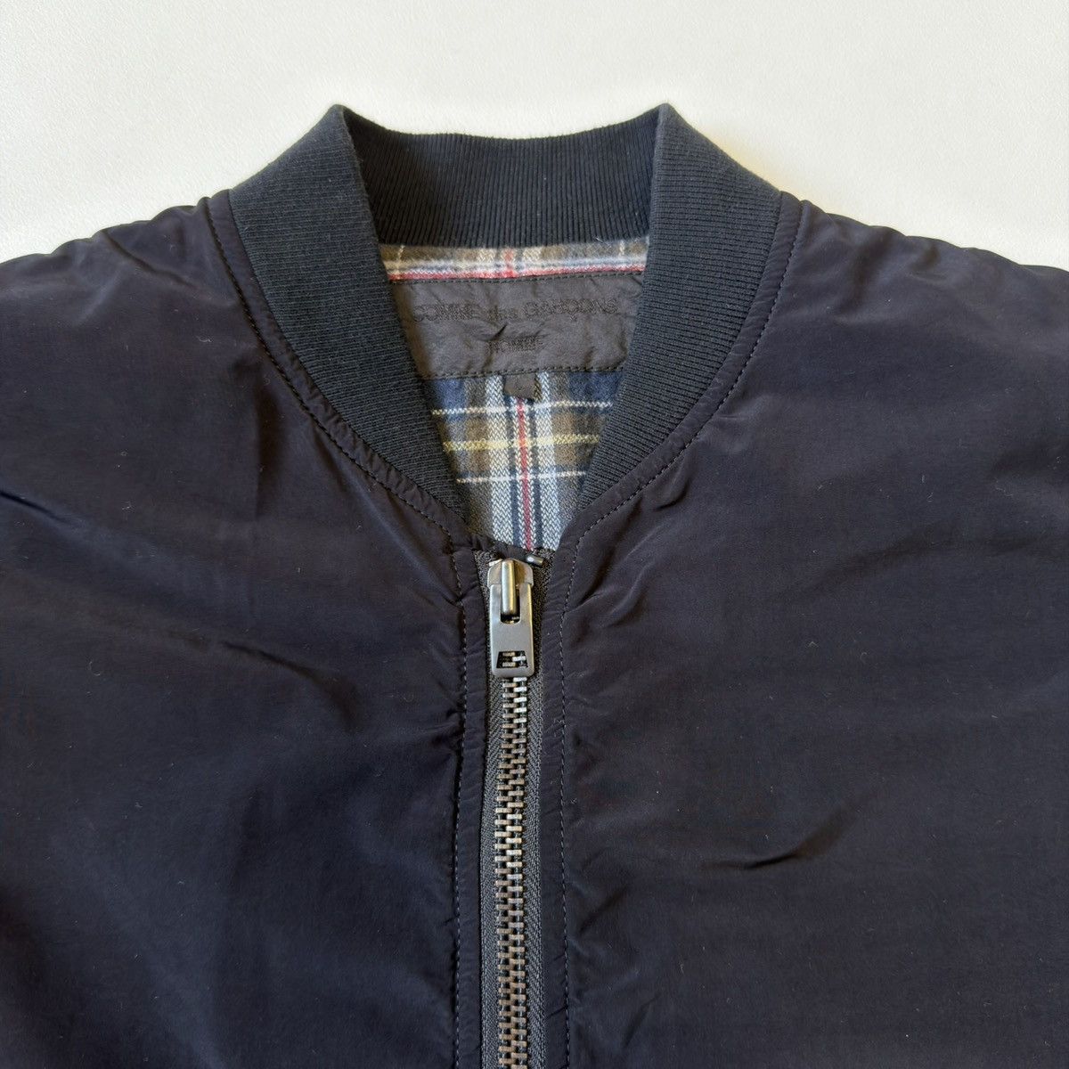 Comme des Garcons A/W 15 Over Dyed Black Bomber Jacket Size US L / EU 52-54 / 3 - 5 Thumbnail