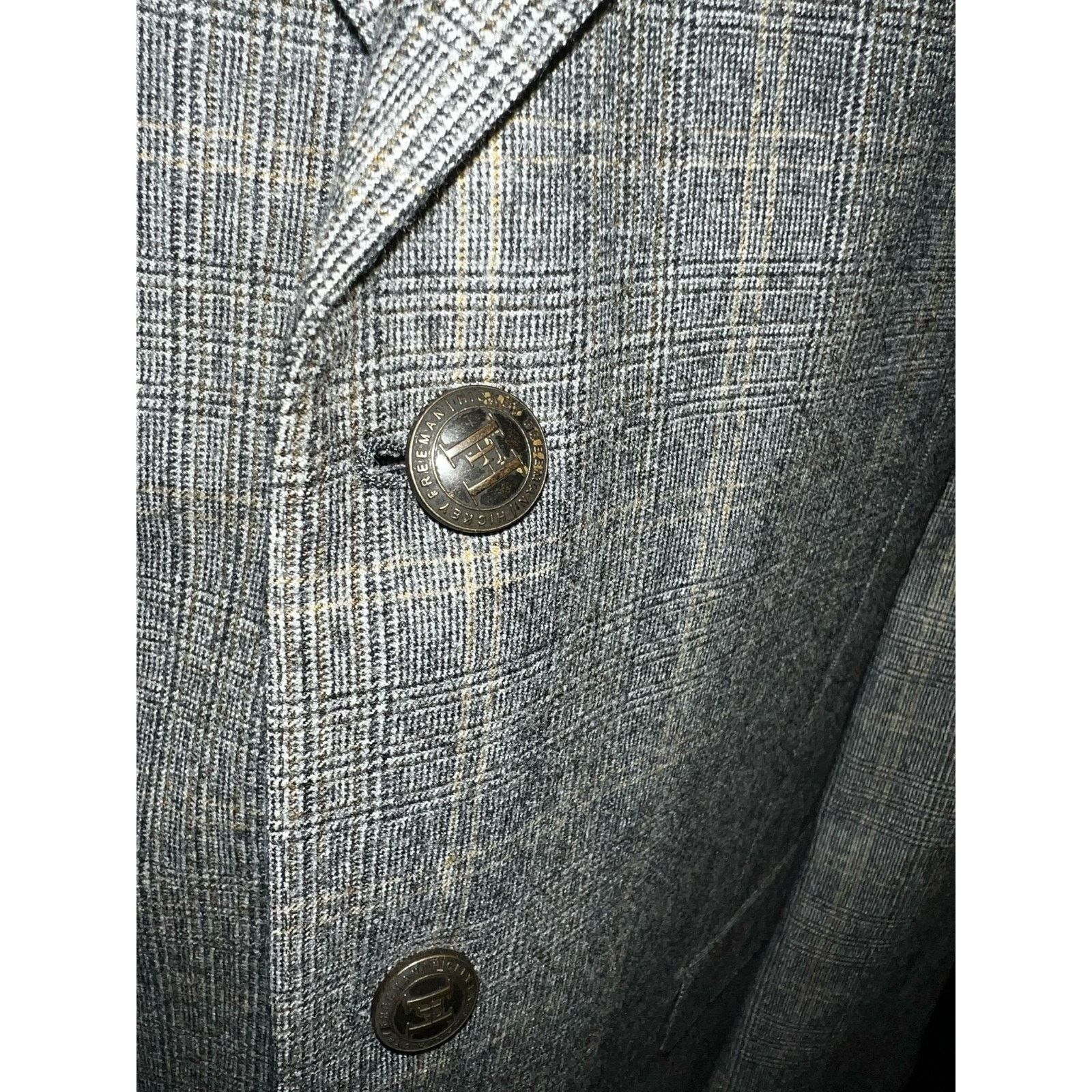 Hickey Freeman Vintage Hickey-Freeman 100% Wool Blazer 42R Size 42R - 5 Thumbnail
