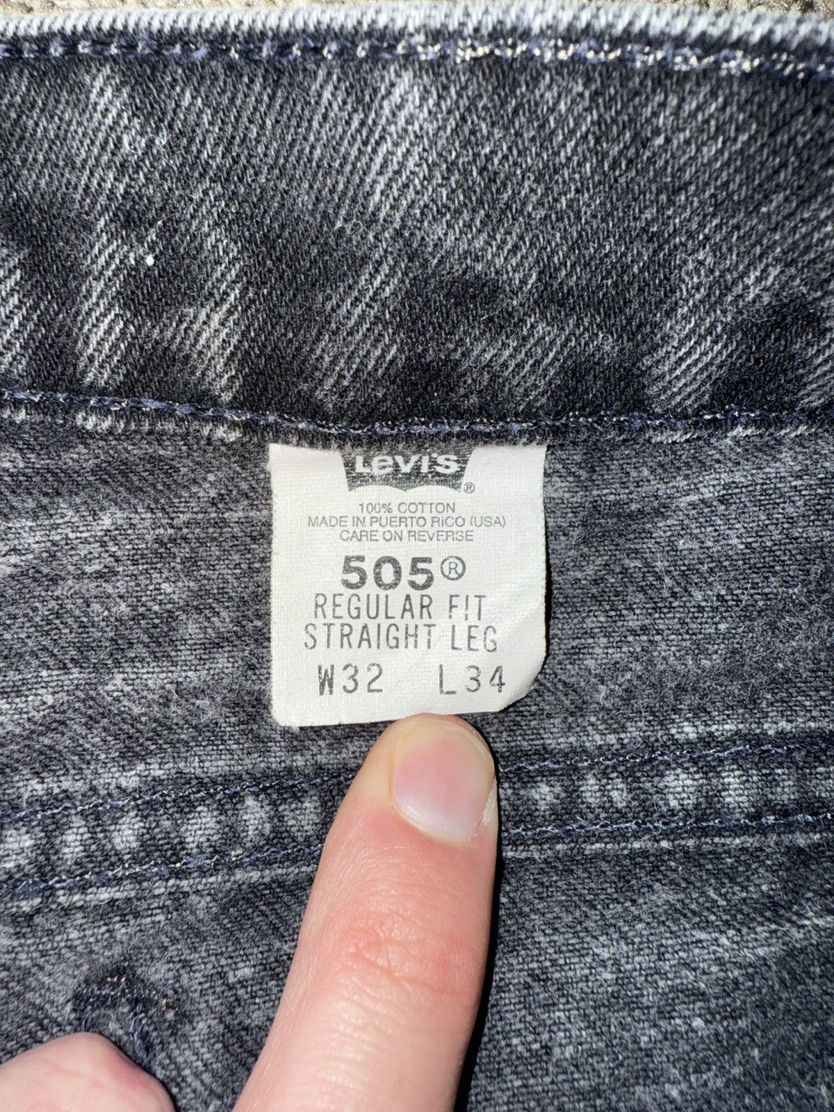 Levi's Vintage Clothing Vintage Orange Tag Levi’s 505 Reg fit Straight Leg Size US 32 / EU 48 - 4 Thumbnail