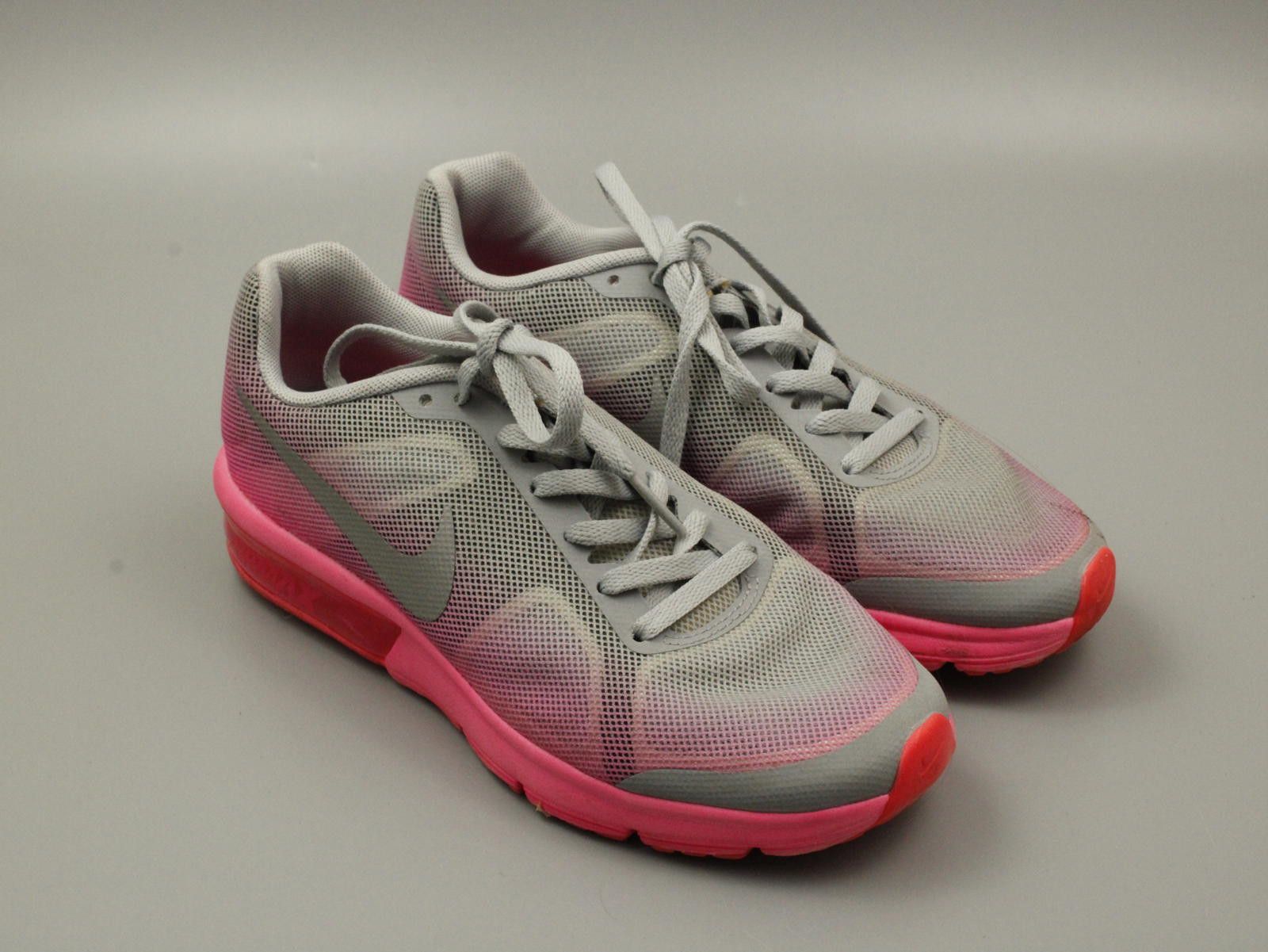 Nike Nike Men's Sneakers Gray and Pink Athletic Shoes UK Size 3 Size US 5 / EU 37 - 2 Thumbnail