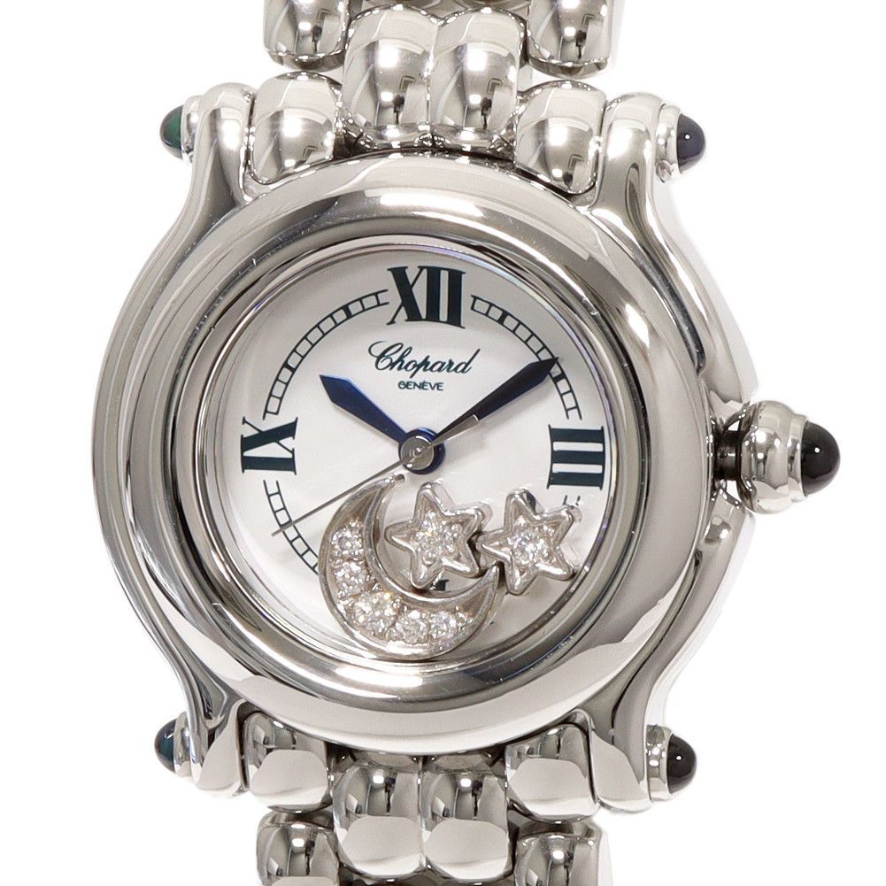 Chopard Chopard Chopard Happy Sport Moon & Star Diamond Quartz Watch Metal Other 27/8250-23 in Great Condition Size ONE SIZE - 1 Thumbnail