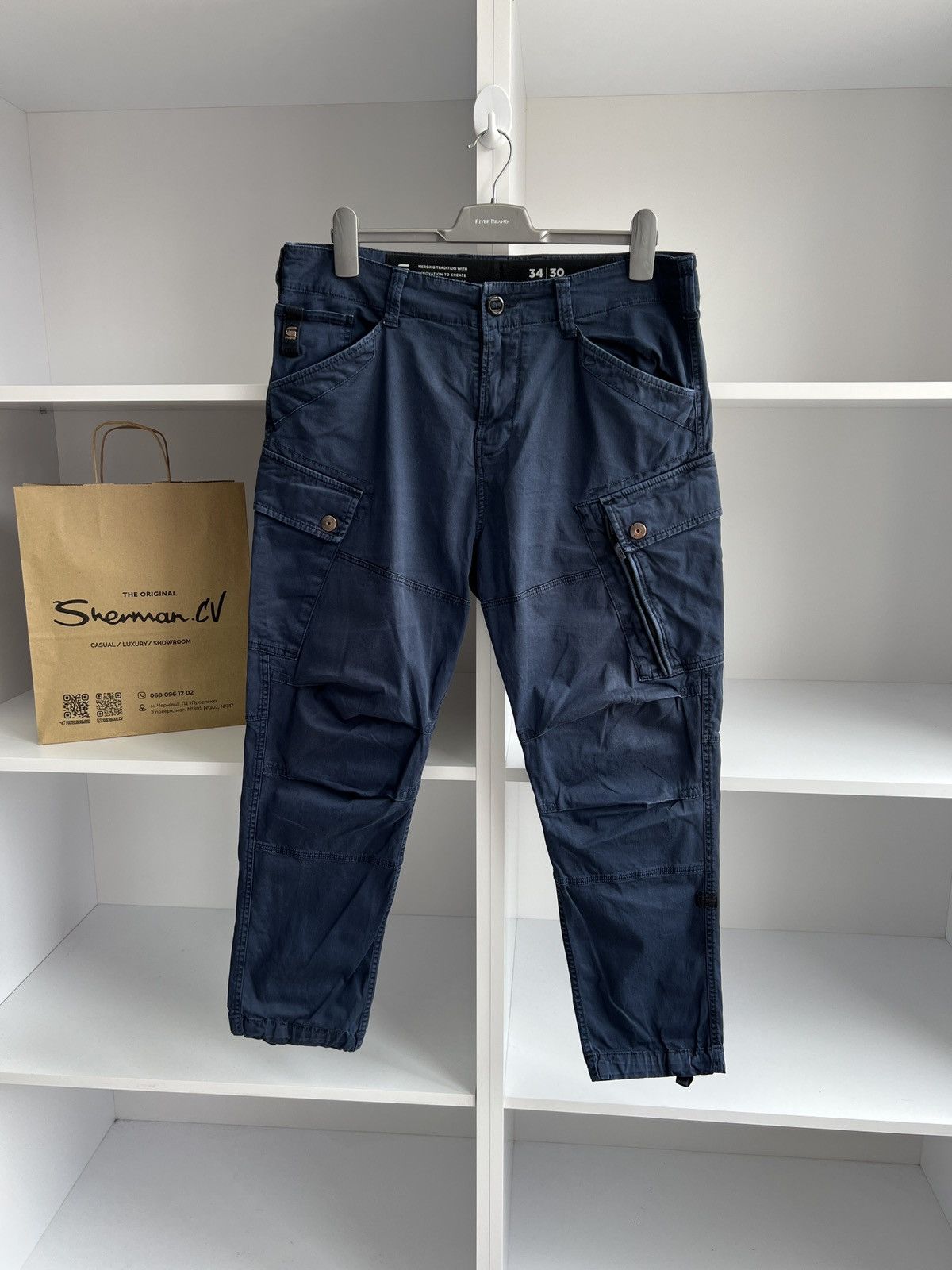 G-Star × Vintage Vintage G-Star Raw Cargo Pants Size US 34 / EU 50 - 1 Thumbnail