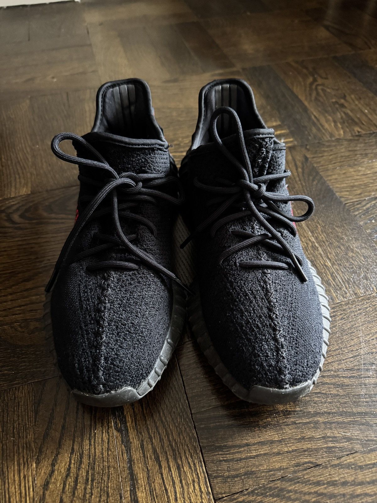 Yeezy Yeezy Boost 350 Black V2 Bred Size US 9.5 / EU 42-43 - 2 Thumbnail