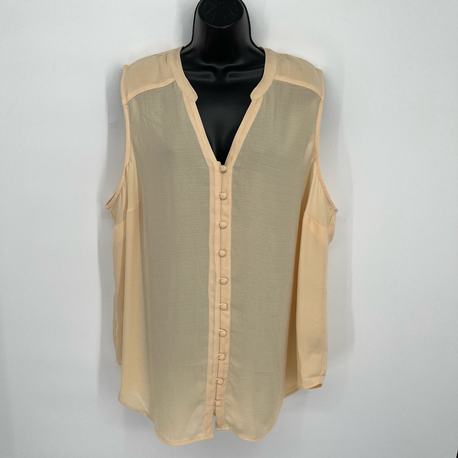 Orders NEW Burning Torch Sleeveless Button-Down Shirt XXS