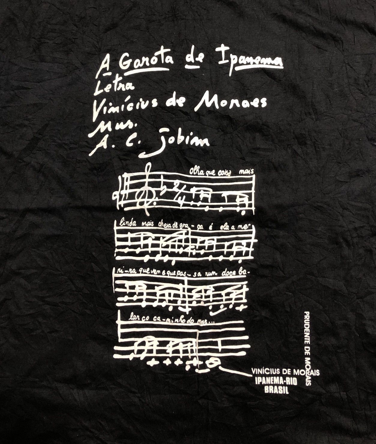Vintage Vintage Bossa Nova Antonio Carlos Jobim T-Shirt Size US XL / EU 56 / 4 - 2 Thumbnail