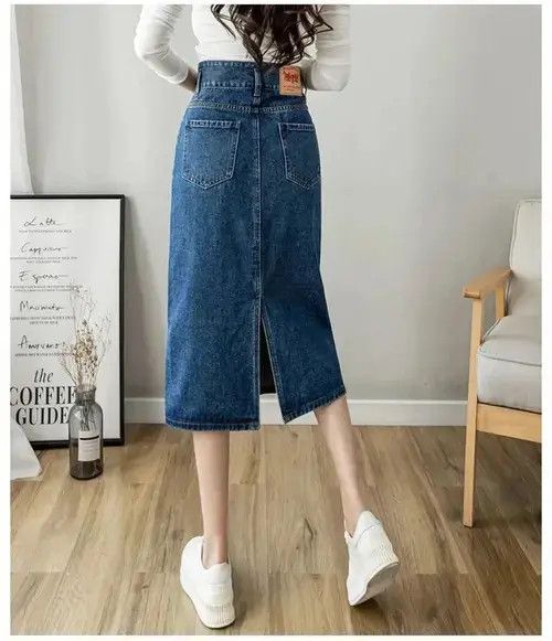 Japanese Brand women girls Denim skirt Size 28" / US 6 / IT 42 - 7 Thumbnail