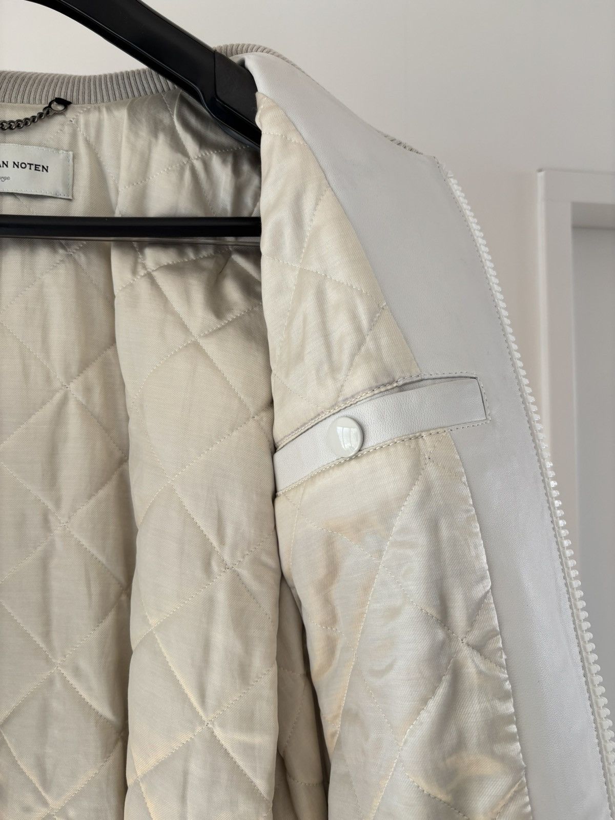 Dries Van Noten Dries Van Noten - backzip leather bomber jacket - asap rocky Size US L / EU 52-54 / 3 - 6 Thumbnail