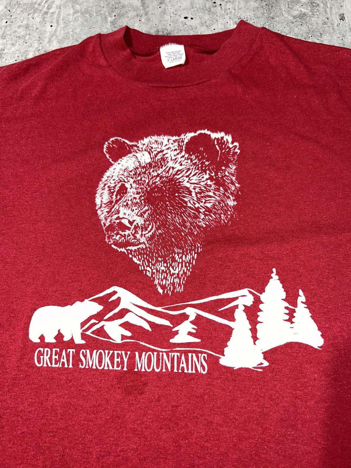 Other Vintage 90s Great Smoky Mountains Graphic Tee Size US XL / EU 56 / 4 - 2 Thumbnail