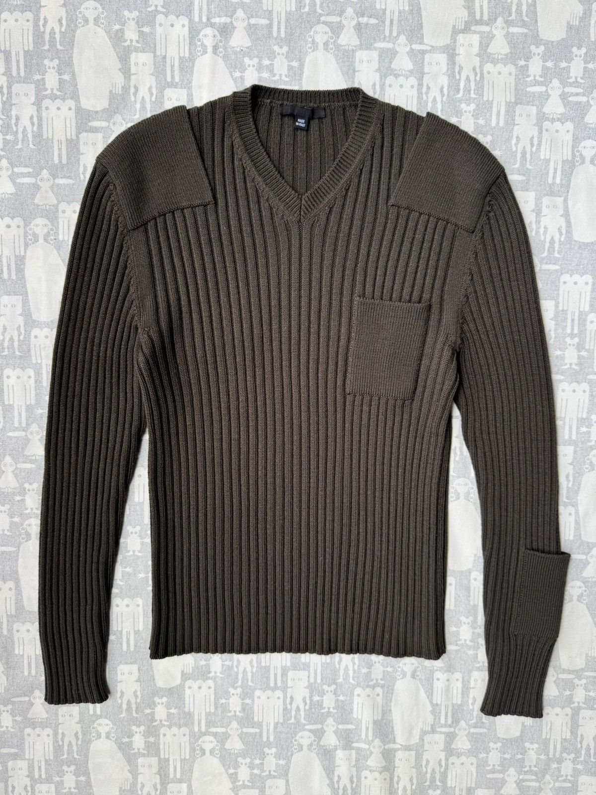 Helmut Lang 1998 fleece sweater | Grailed