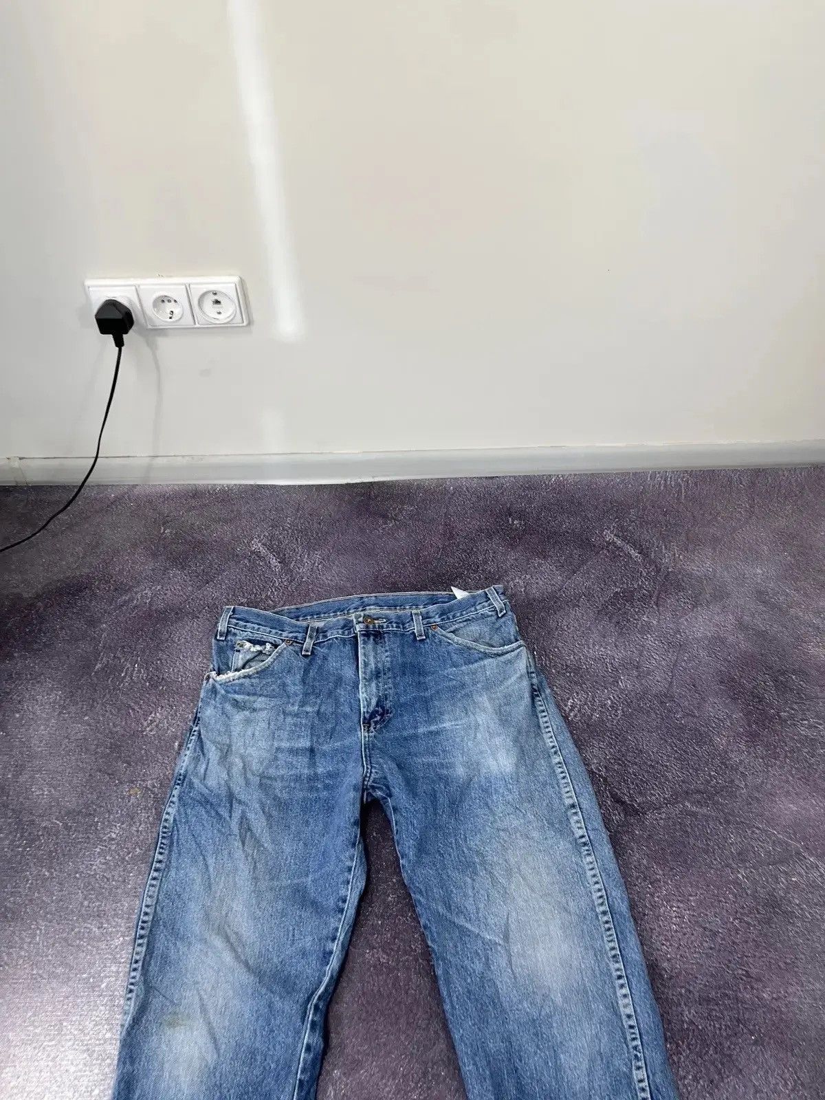 Dickies × Vintage Vintage Dickies USA Faded Blue Work Denim Hype Jeans Size US 34 / EU 50 - 7 Thumbnail