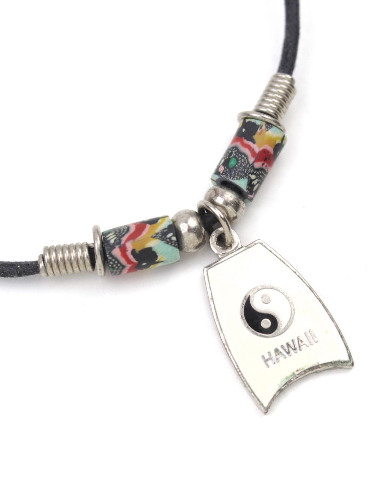 Hysteric Glamour 2000S JAPANESE MADE HAWAII YIN YANG ☯️ CORD SURF NECKLACE Size ONE SIZE - 3 Thumbnail