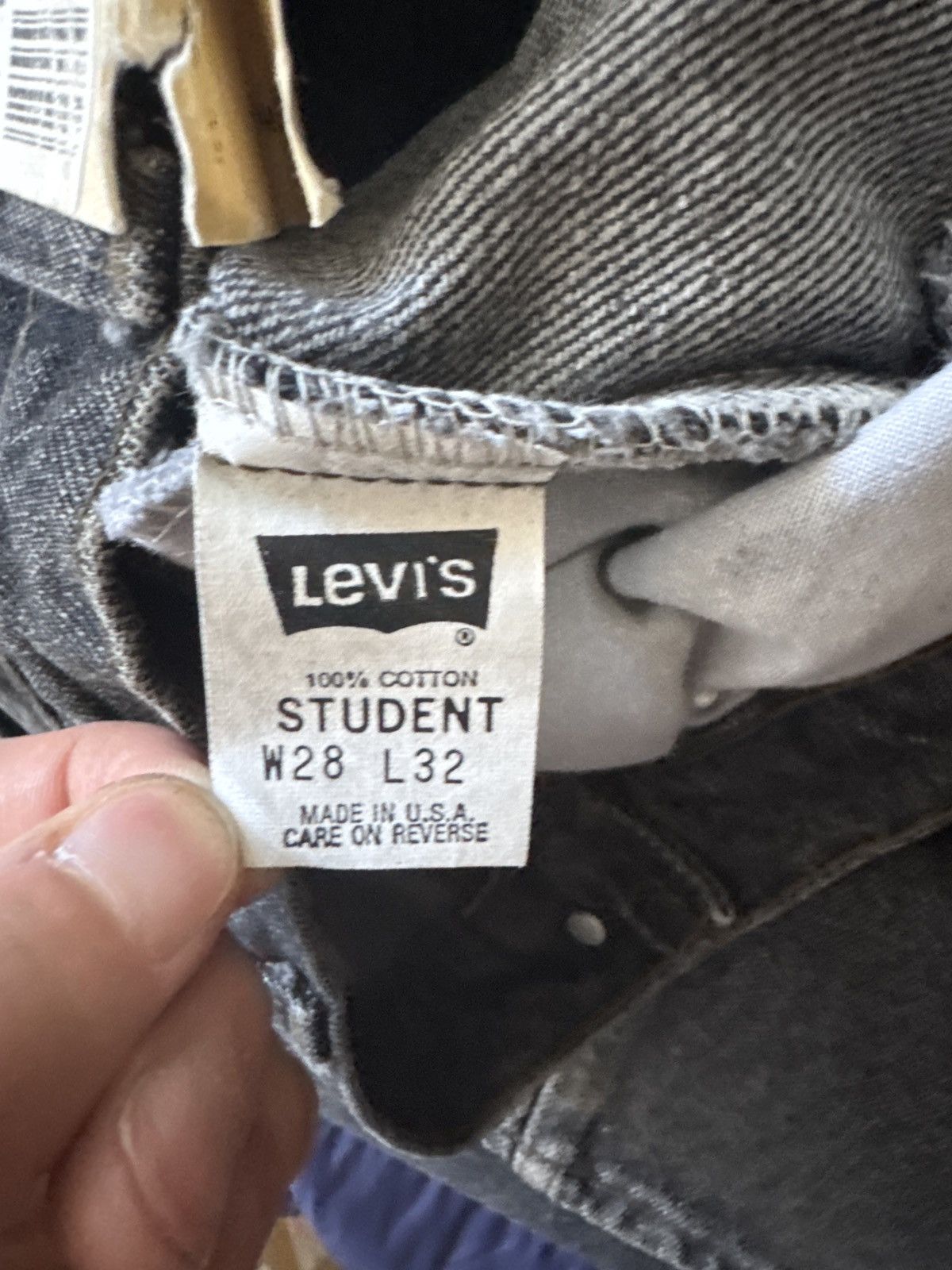 Levi's Levi’s SilverTab “Student” Vintage Jeans — Deadstock — 28x32 Size US 28 / EU 44 - 5 Thumbnail