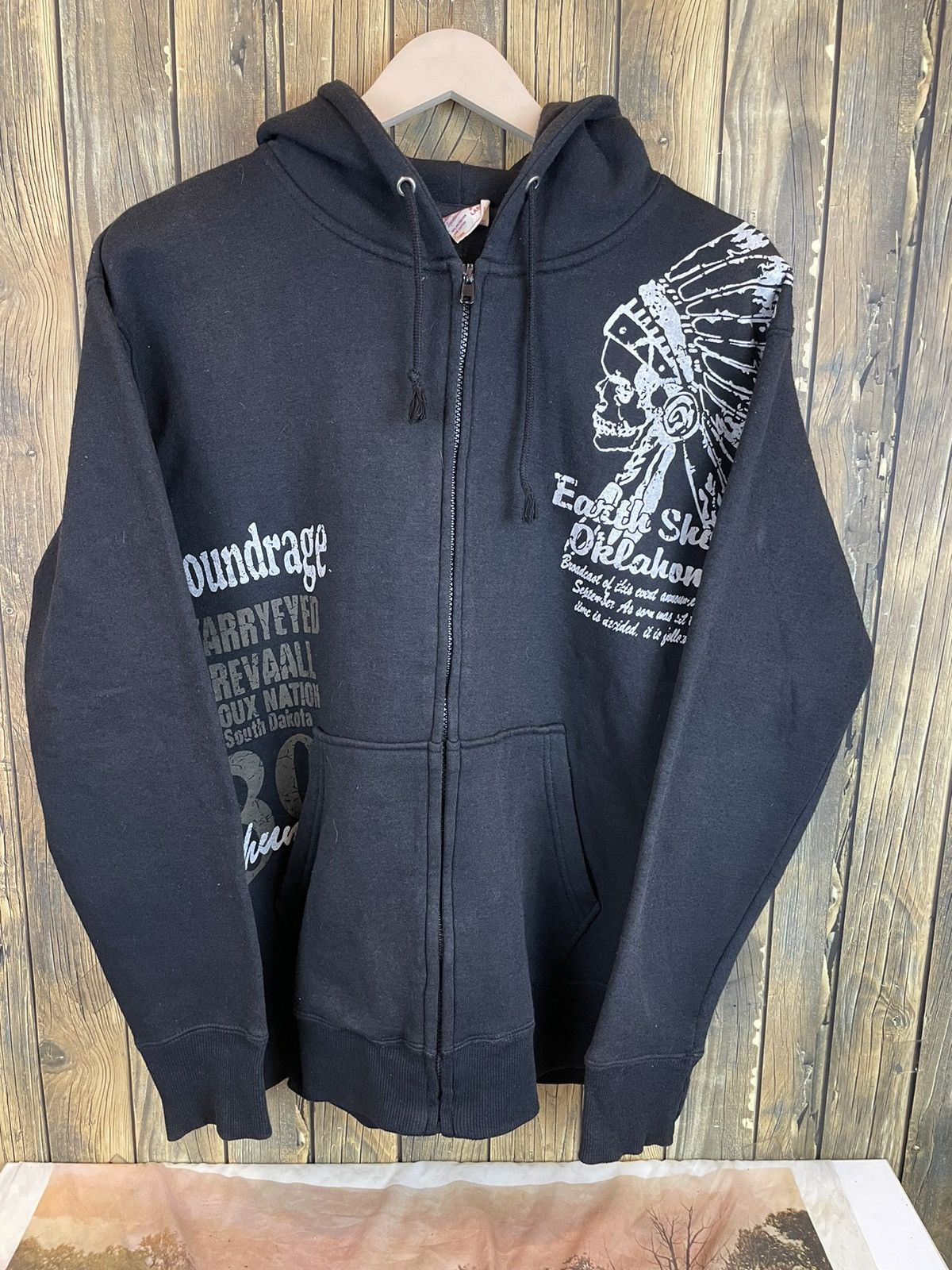 Japanese Brand × Vintage Vintage groundrage south dakota 39 hoodie Size US L / EU 52-54 / 3 - 9 Thumbnail
