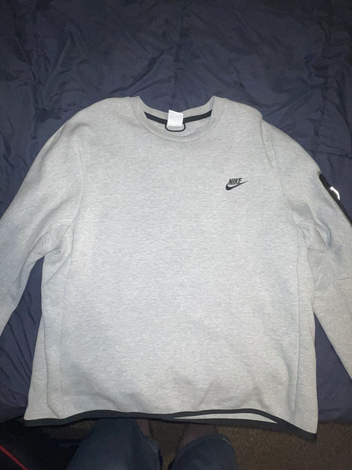 Nike Nike Tech grey Crewneck Fleece Size US XL / EU 56 / 4 - 1 Thumbnail