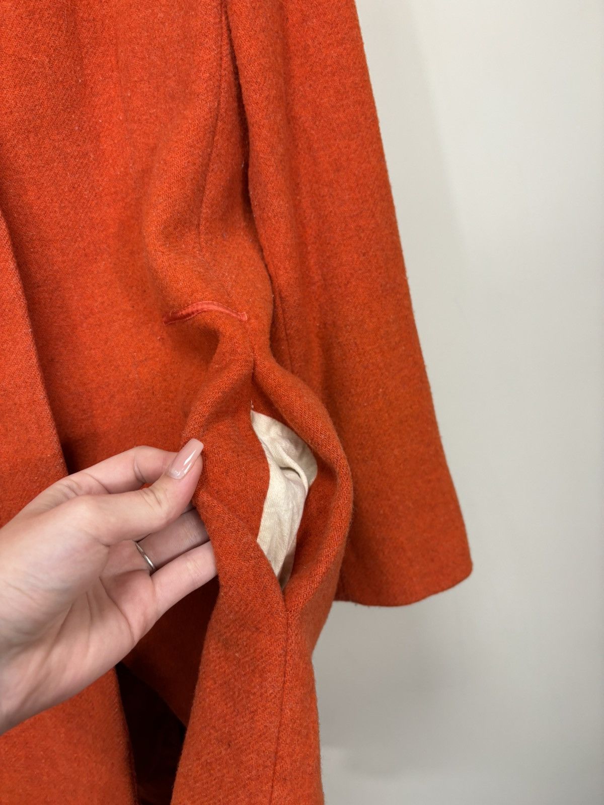 Max Mara Max Mara Weekend Women’s Orange Classic Luxury Long Coat Size M / US 6-8 / IT 42-44 - 9 Thumbnail