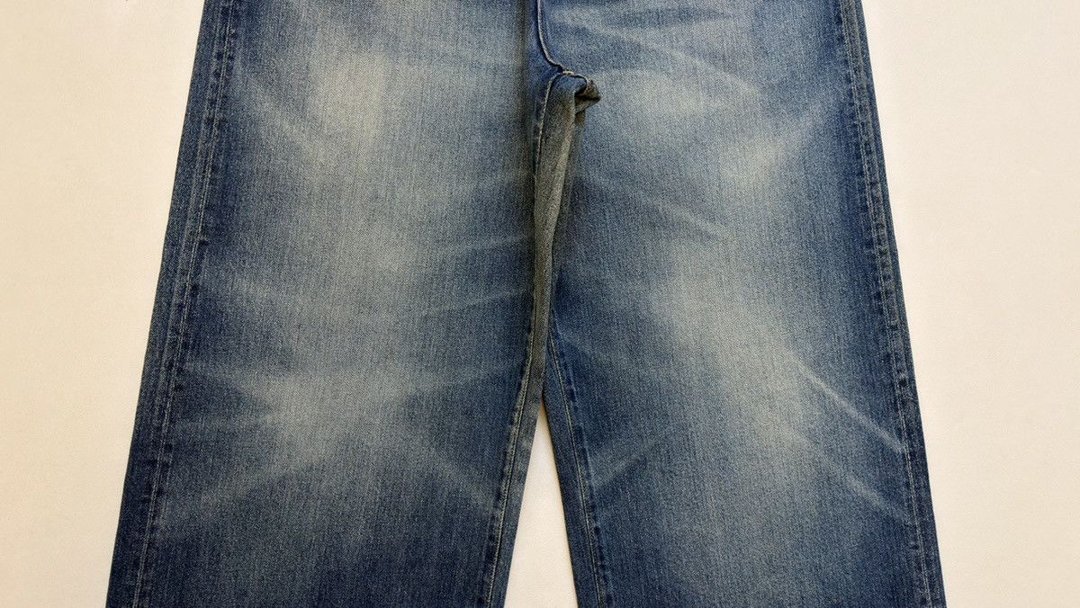 Comme des Garcons S/S 23 Wide Leg Washed Blue Denim Jeans Size US 34 / EU 50 - 9 Thumbnail