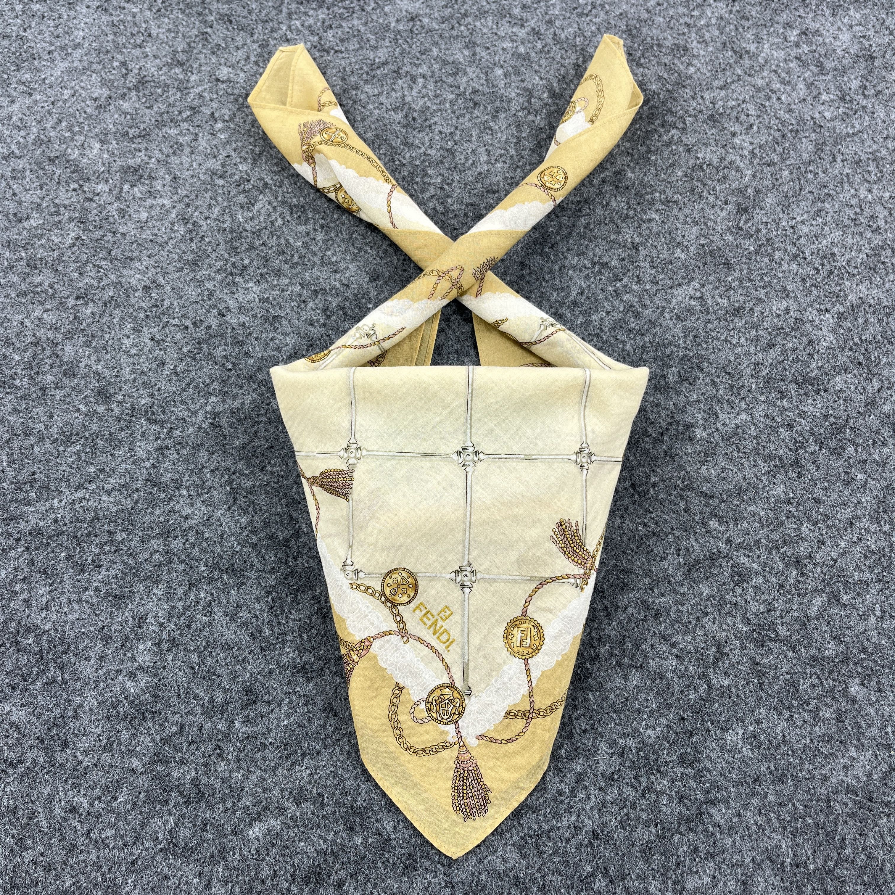 Vintage Vintage Fendi Handkerchief / Bandana / Neckerchief B814 Size ONE SIZE - 1 Thumbnail