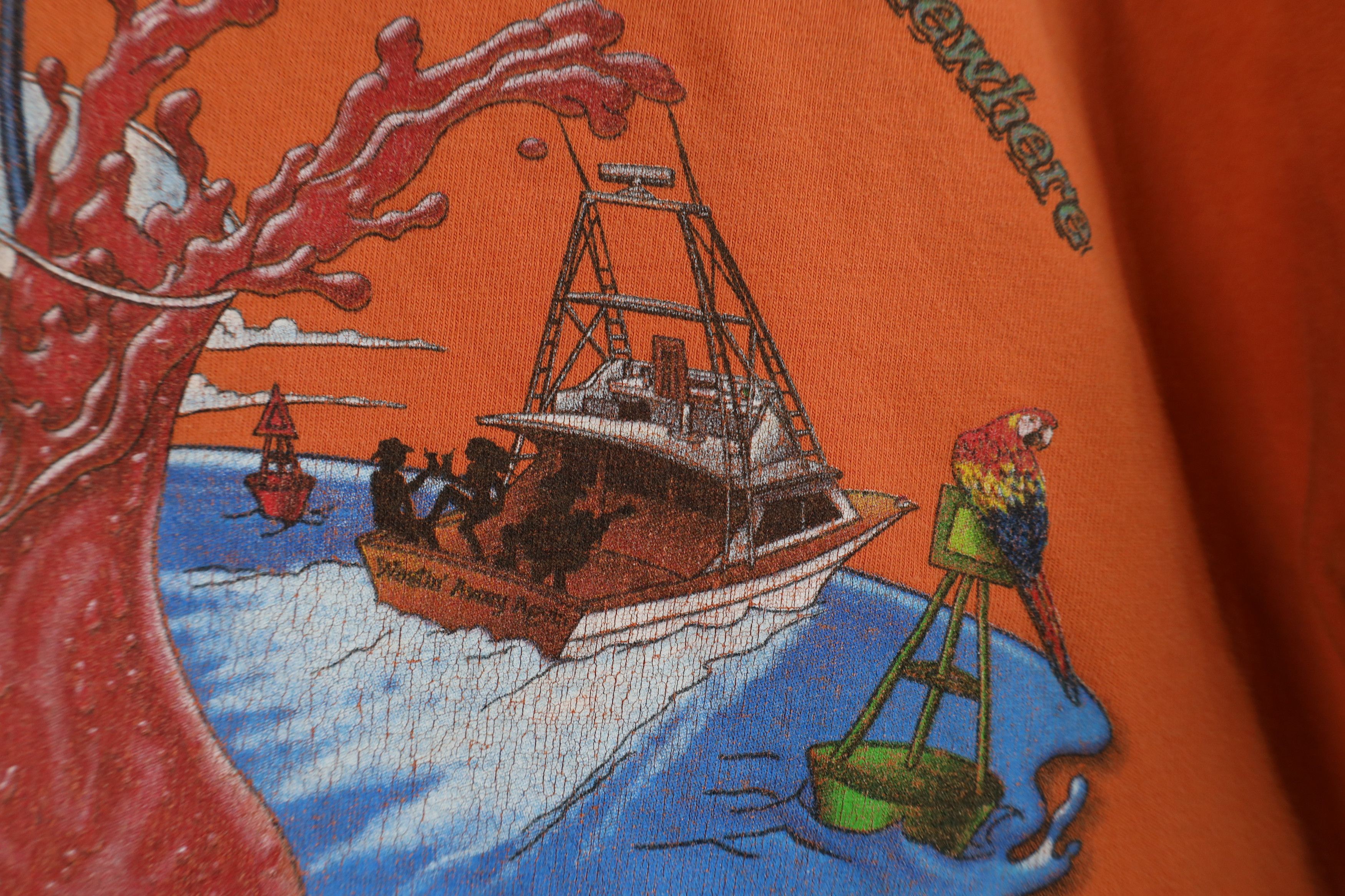 Vintage Vintage Y2K Jimmy Buffett Margaritaville T-Shirt Cotton Size US L / EU 52-54 / 3 - 11 Thumbnail