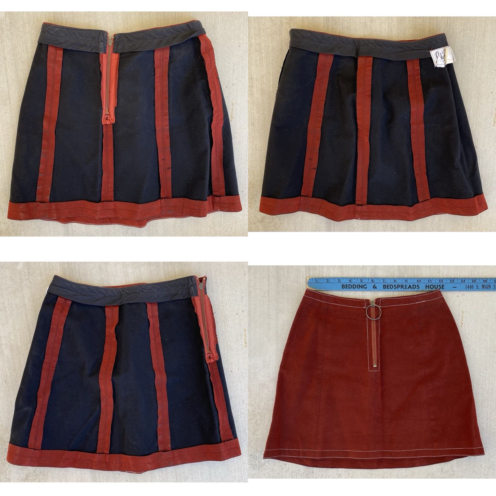 Vintage VINTAGE Rough Rider Napa Calif Mini Skirt Western Hippy Cowgirl Sz 5/6 Brown Cotton Blend 1970s Mens Womens Girls? Size 28" / US 6 / IT 42 - 10 Thumbnail