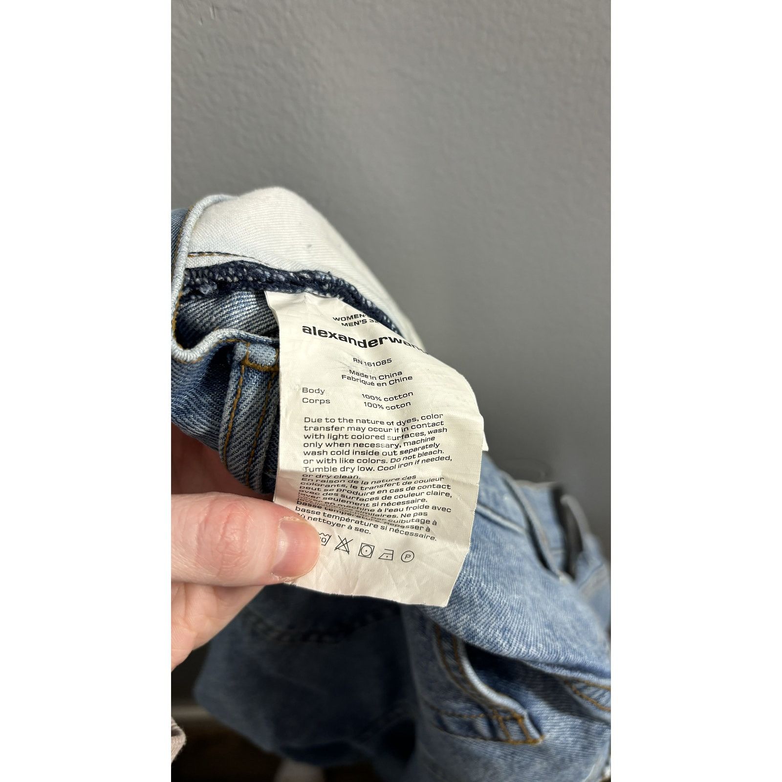 Alexander Wang Alexander Wang Blue Baggy Jean Size 28" / US 6 / IT 42 - 10 Thumbnail