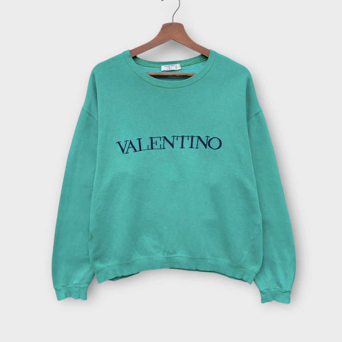 Valentino BAGGY VALENTINO SWIMWEAR CREWNECK EMBROIDERED TURQUOISE Size M / US 6-8 / IT 42-44 - 1 Thumbnail