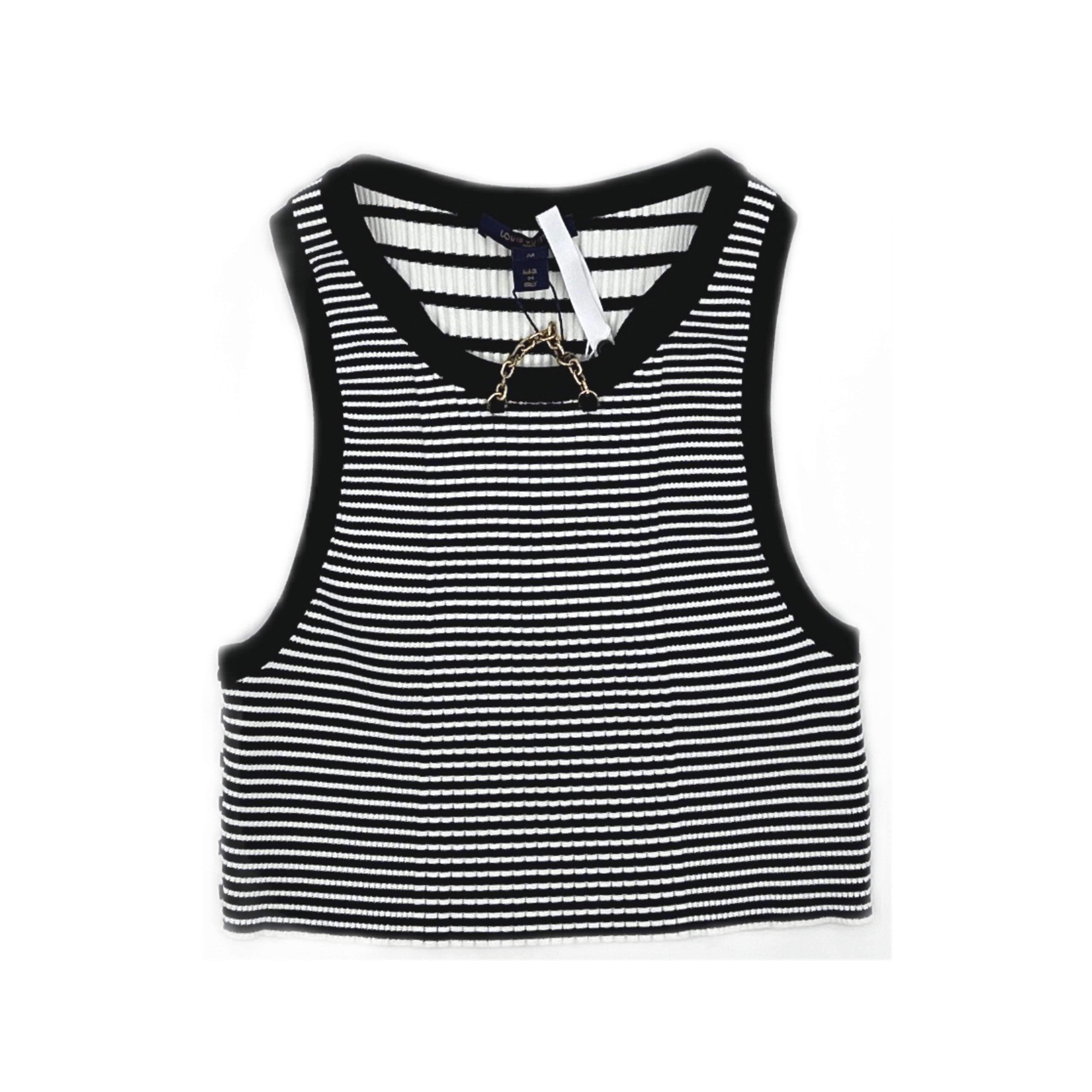 Louis Vuitton Louis Vuitton Striped Knit Tank Top Size M Size M / US 6-8 / IT 42-44 - 1 Thumbnail