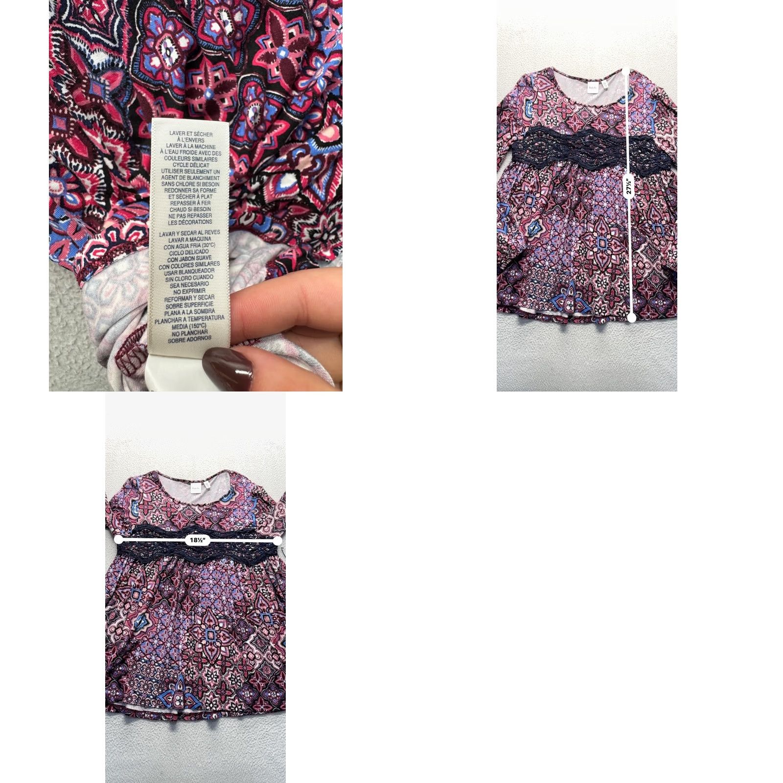Vintage Rafaella Blouse Shirt Long Sleeve Boho Tunic Top Dark Cranberry S Womens Size S / US 4 / IT 40 - 8 Thumbnail