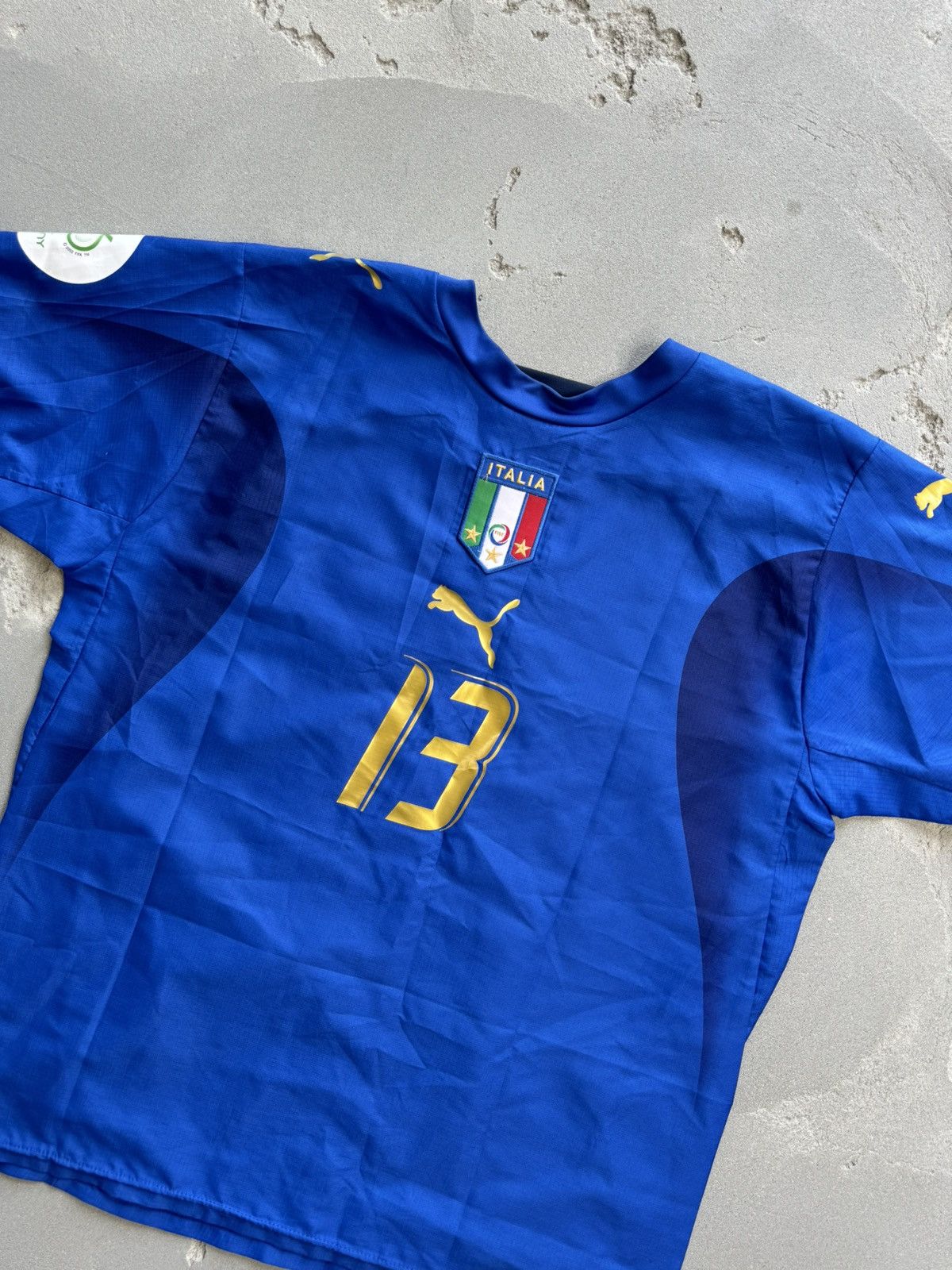 Vintage ITALY HOME FOOTBALL SHIRT Jersey sz M #13 nesta Size US M / EU 48-50 / 2 - 3 Thumbnail