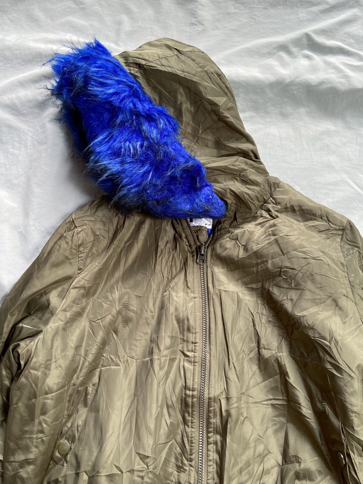 Japanese Brand PREGA FAUX FUR ZIP JACKET Size US S / EU 44-46 / 1 - 3 Thumbnail