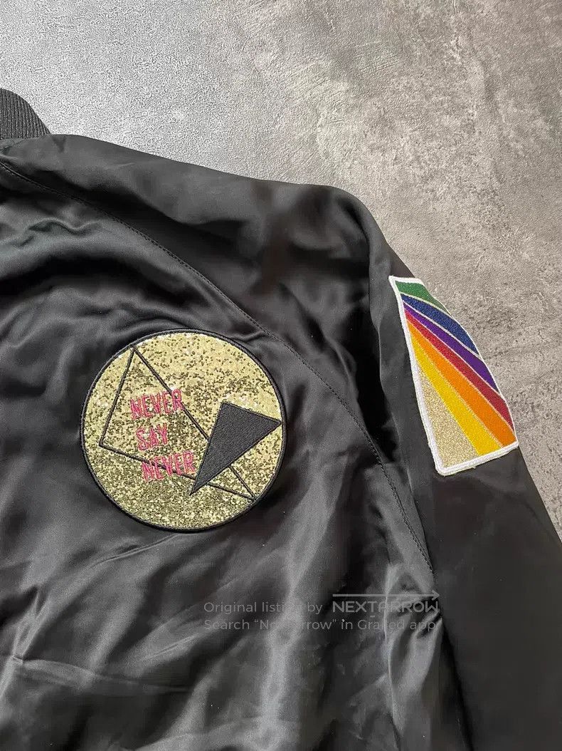 Saint Laurent Paris Saint Laurent Paris Glitter Diamond Badge Embroidered Silk Size US S / EU 44-46 / 1 - 7 Thumbnail