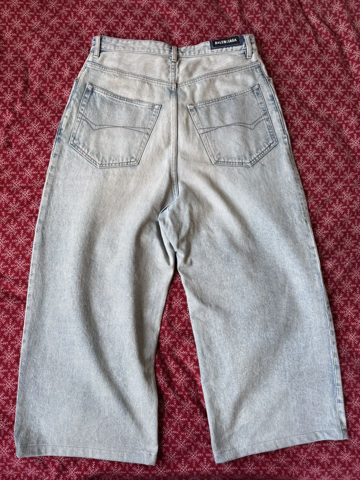 Balenciaga Balenciaga Baggy Denim Light Blue Wash Size US 32 / EU 48 - 2 Thumbnail