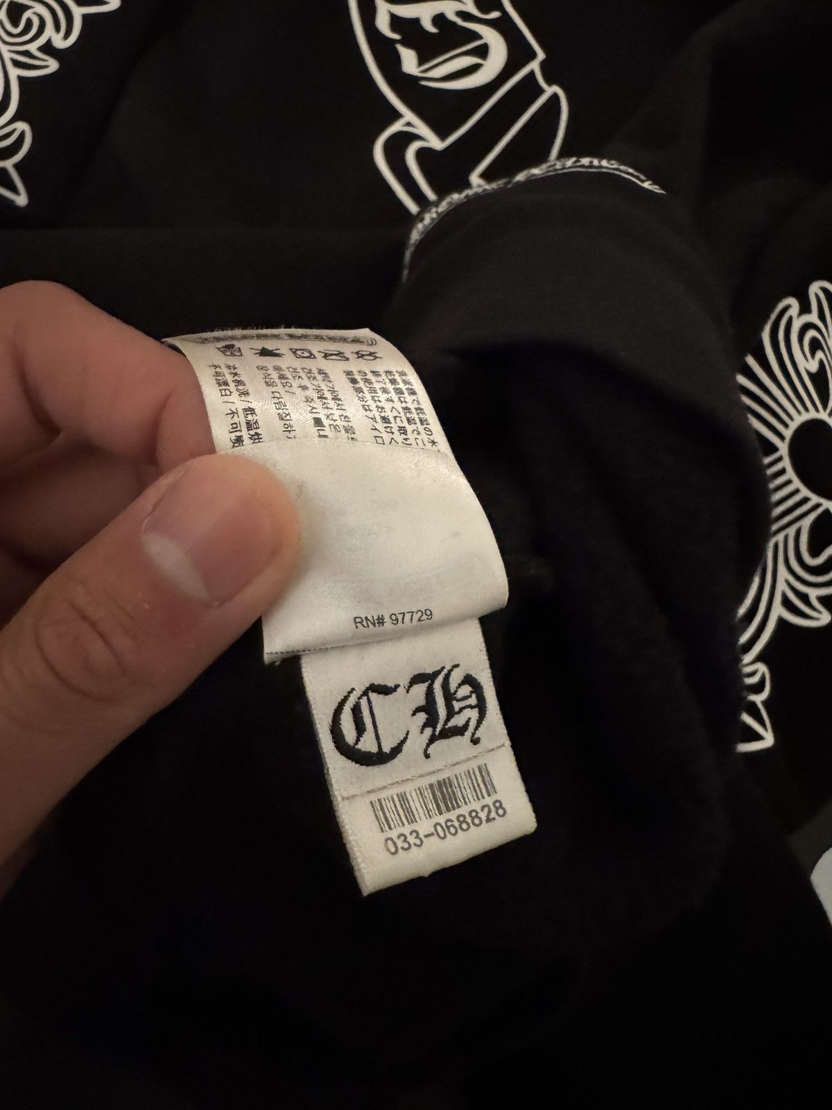 Chrome Hearts Chrome hearts horseshoe floral hoodie black Size US L / EU 52-54 / 3 - 11 Thumbnail