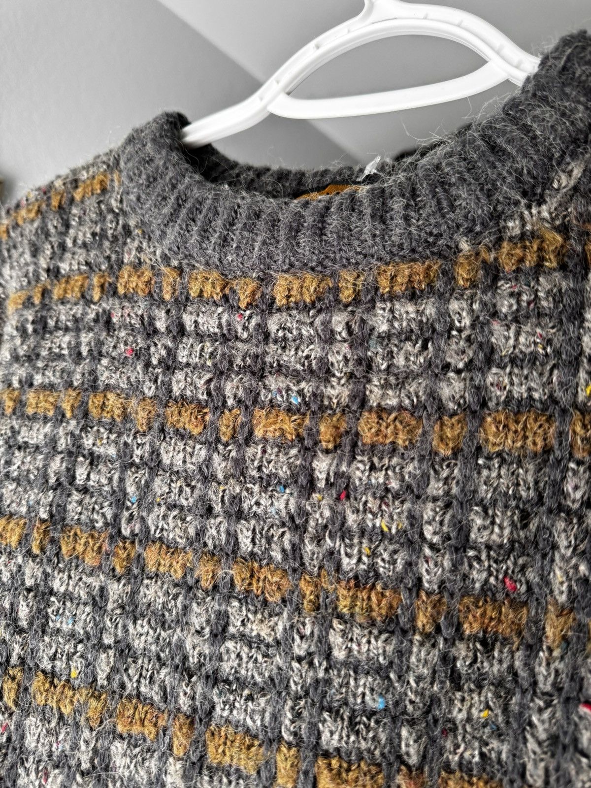 Vintage Wool Sweater Size US L / EU 52-54 / 3 - 2 Thumbnail
