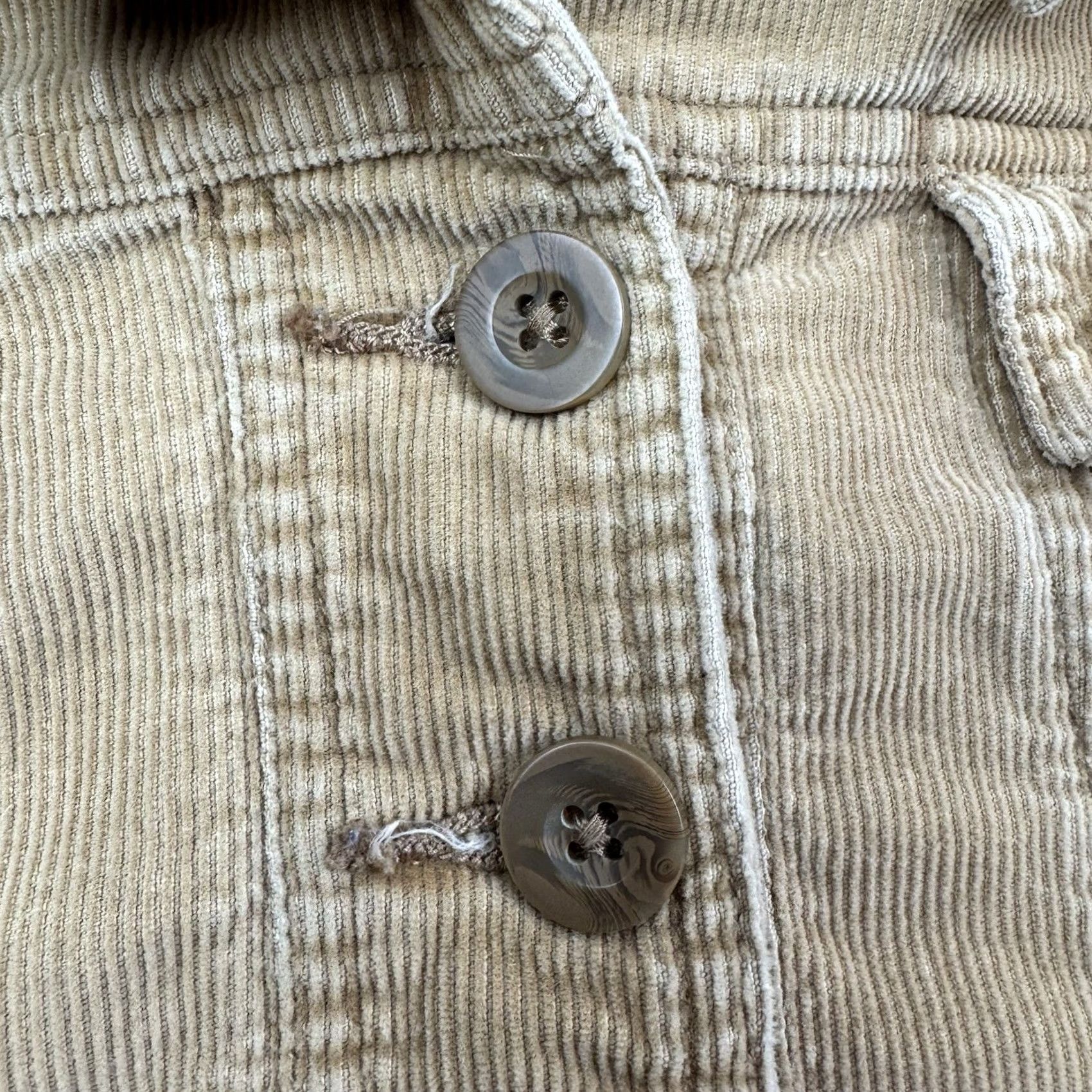 Vintage VINTAGE Carolina Blue Corduroy Jacket Womens Medium Collared Button Up Y2K Hip Size M / US 6-8 / IT 42-44 - 4 Thumbnail
