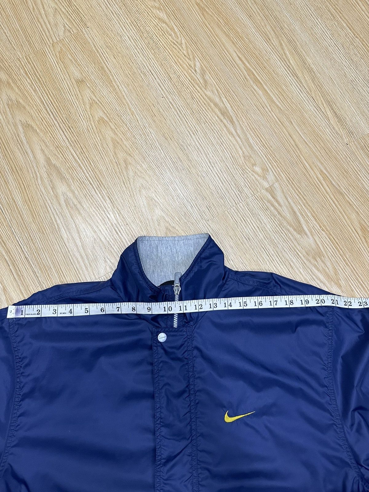 Nike × Vintage Vintage 90s Nike Swoosh Nylon Jacket MJ04 Size US M / EU 48-50 / 2 - 7 Thumbnail