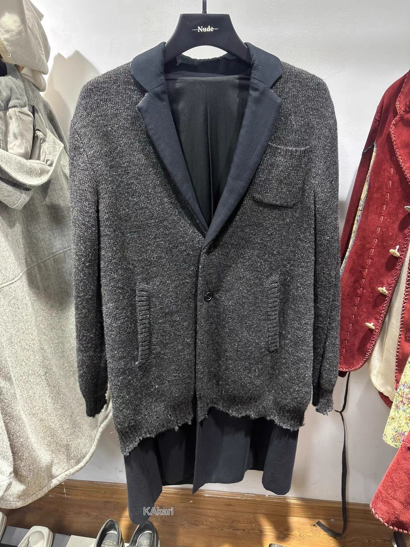 Undercover Gray Blazer-Style Light Jacket Size M Size US M / EU 48-50 / 2 - 1 Thumbnail