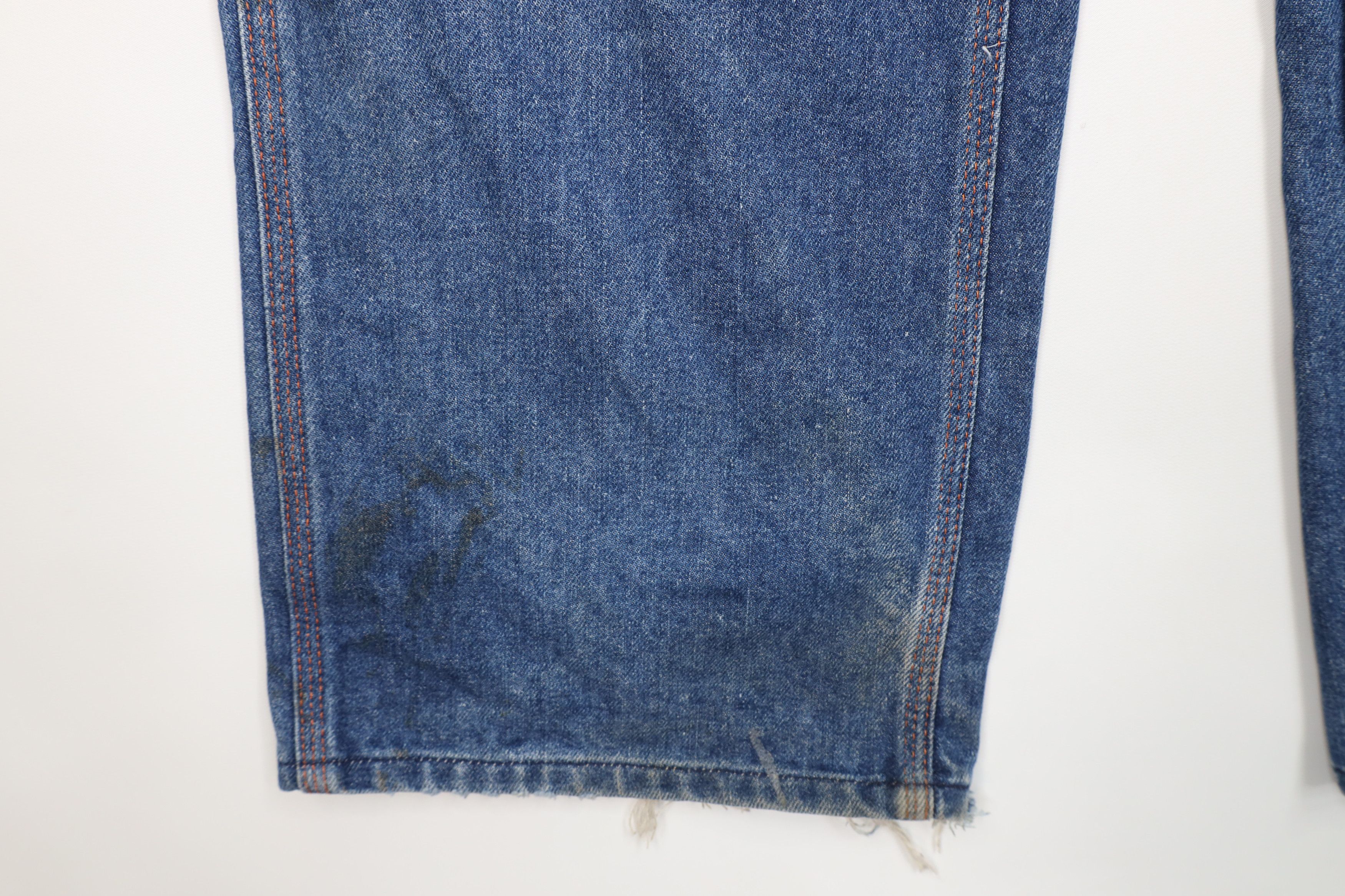 Big Mac Vintage 90s Big Mac Wide Leg Dungaree Denim Jeans Workwear Size US 40 / EU 56 - 6 Thumbnail