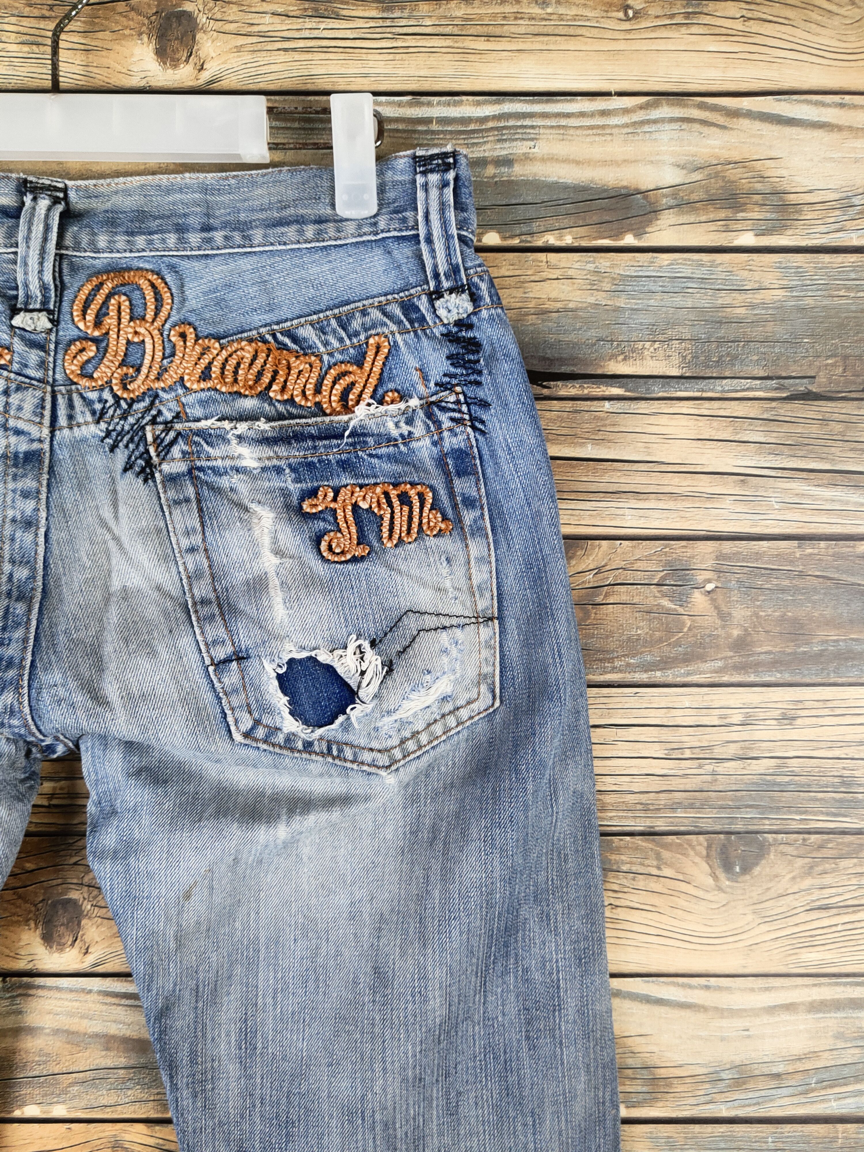 Replay DL Replay Blue Distressed Ripped Jeans #46-101 Size US 30 / EU 46 - 12 Thumbnail