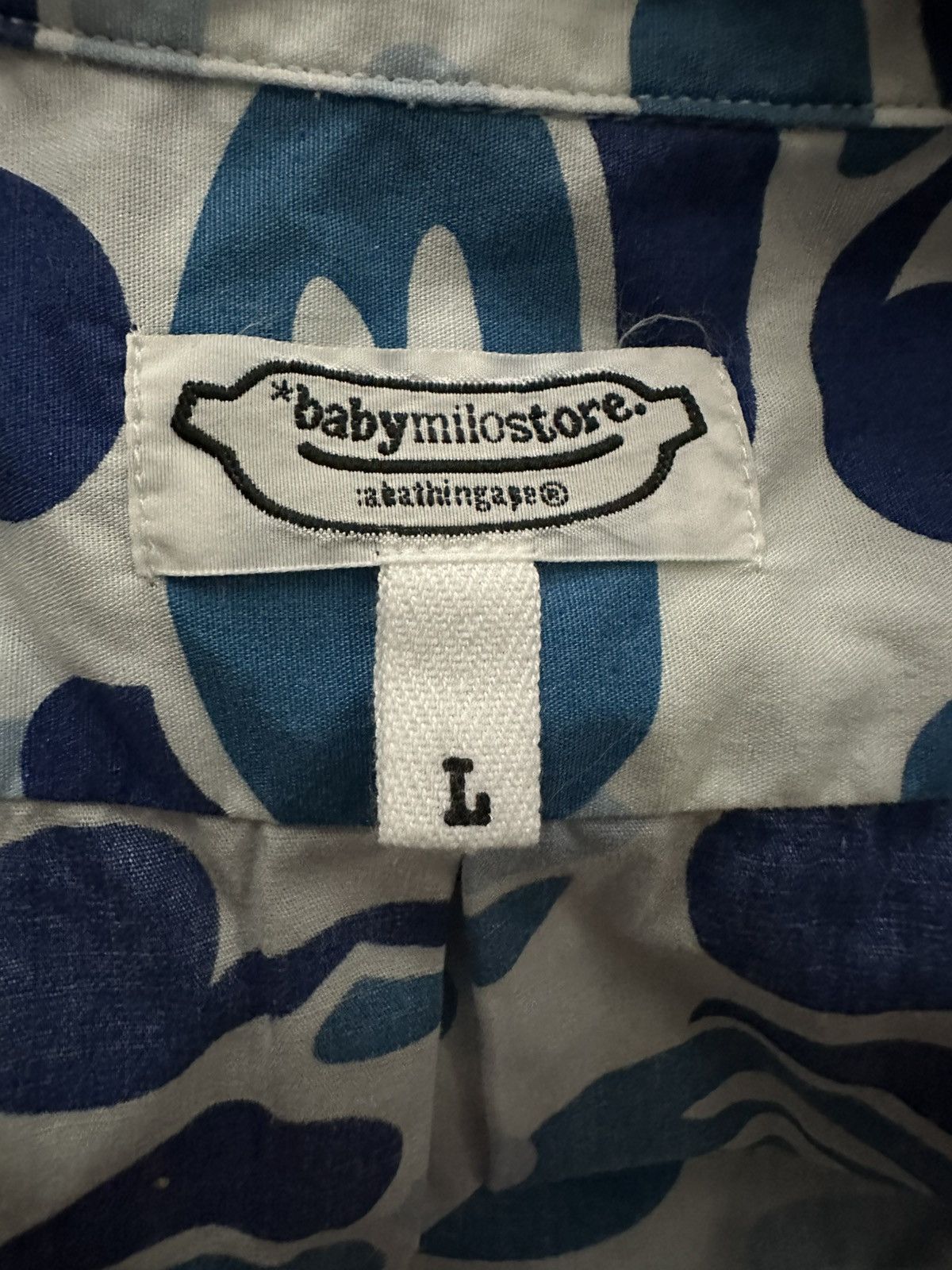 Bape Baby Milo Store Button Up Size US L / EU 52-54 / 3 - 4 Thumbnail