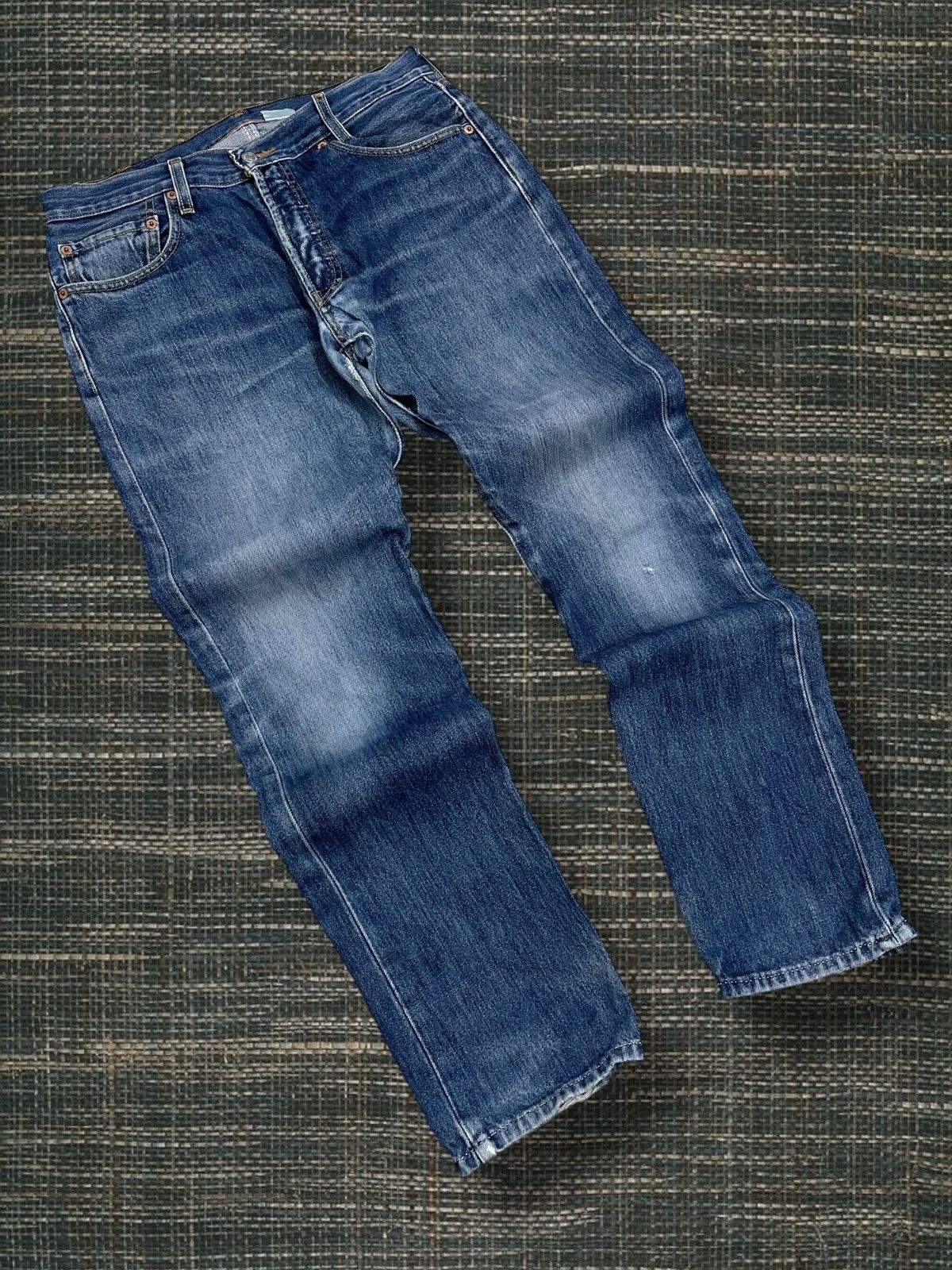 Levi's Vintage Clothing Vintage Original Levis 501 Designer Distressed Blue Denim Size US 31 - 2 Thumbnail
