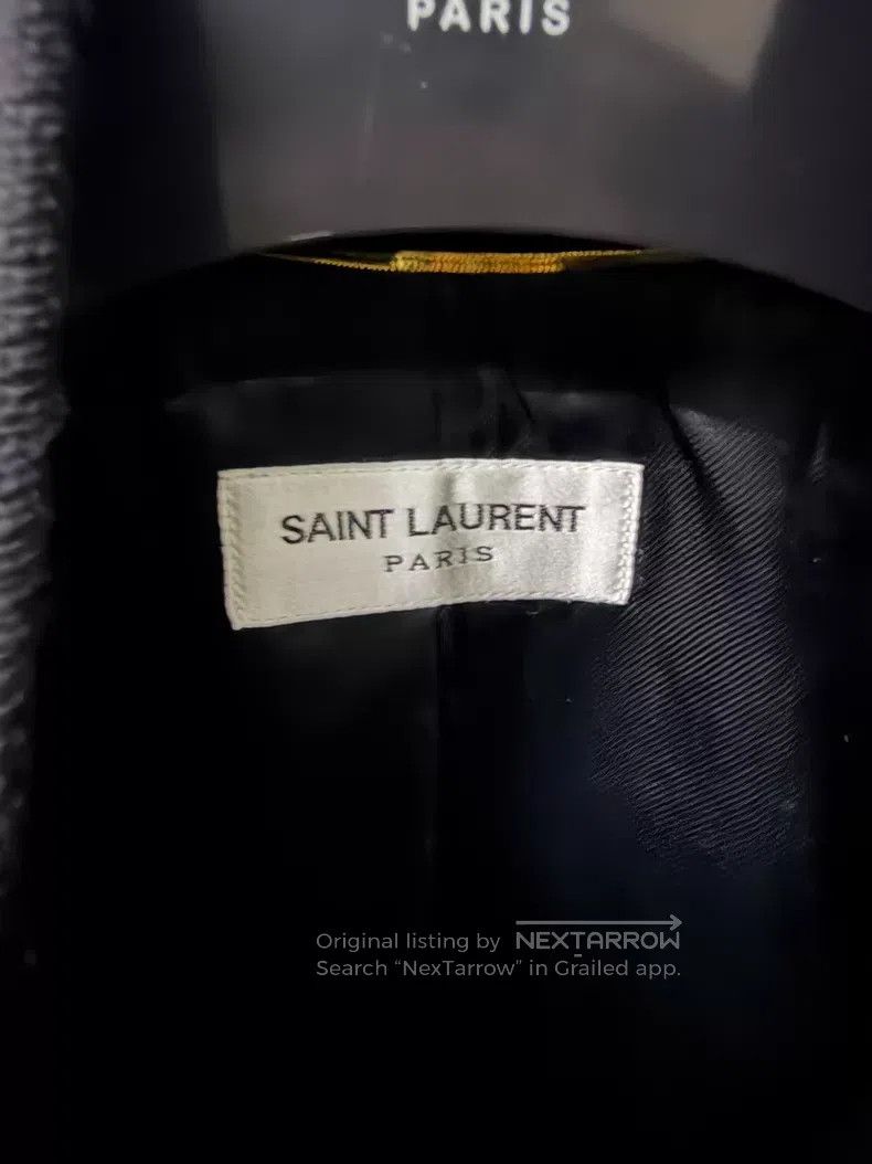 Saint Laurent Paris Saint Laurent Paris Black samurai sheepskin patched baseba Size M / US 6-8 / IT 42-44 - 2 Thumbnail