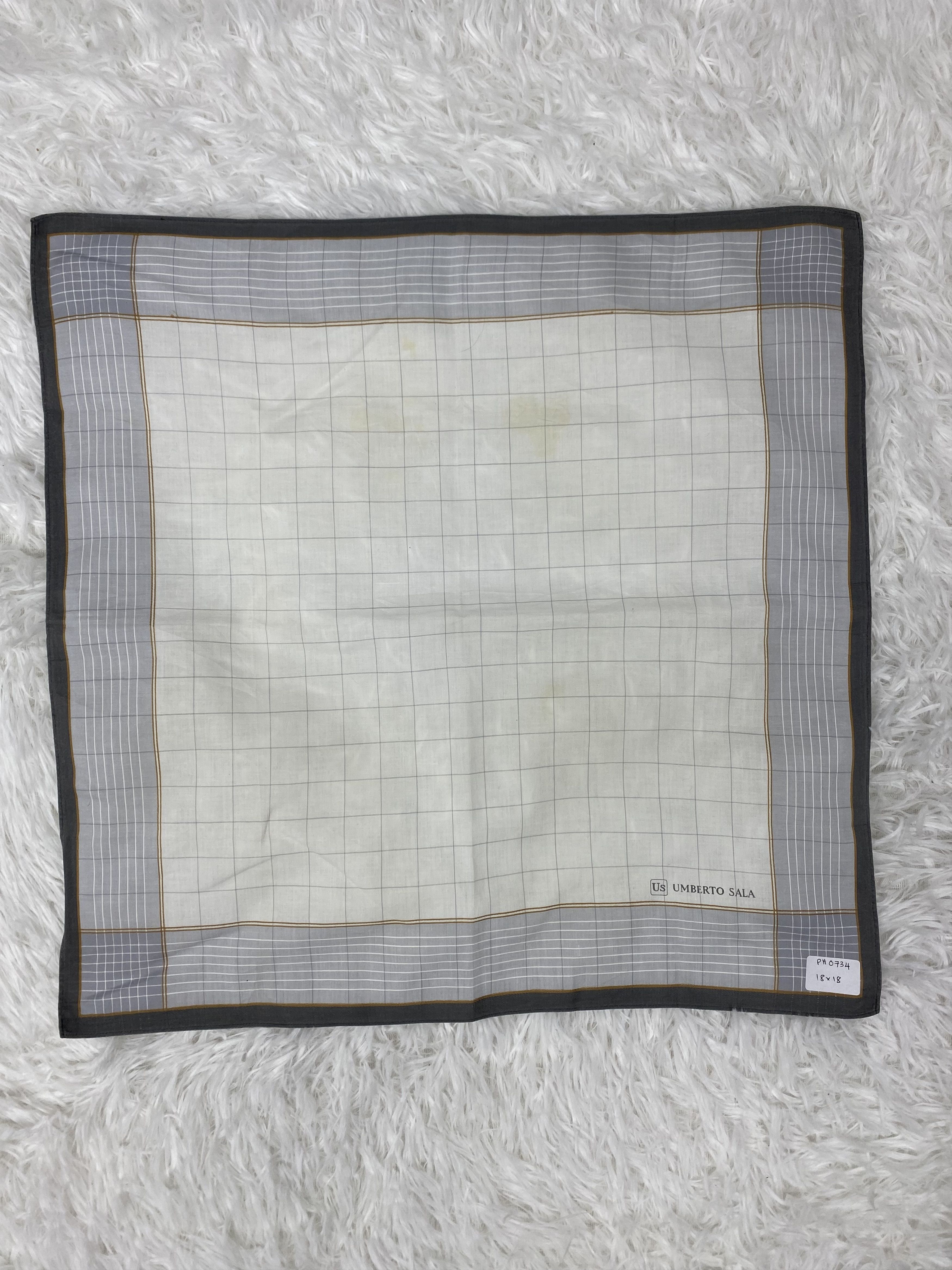 Designer × Vintage Vintage Umberto Sala Handkerchief Neckerchief PH0734 Size ONE SIZE - 3 Thumbnail
