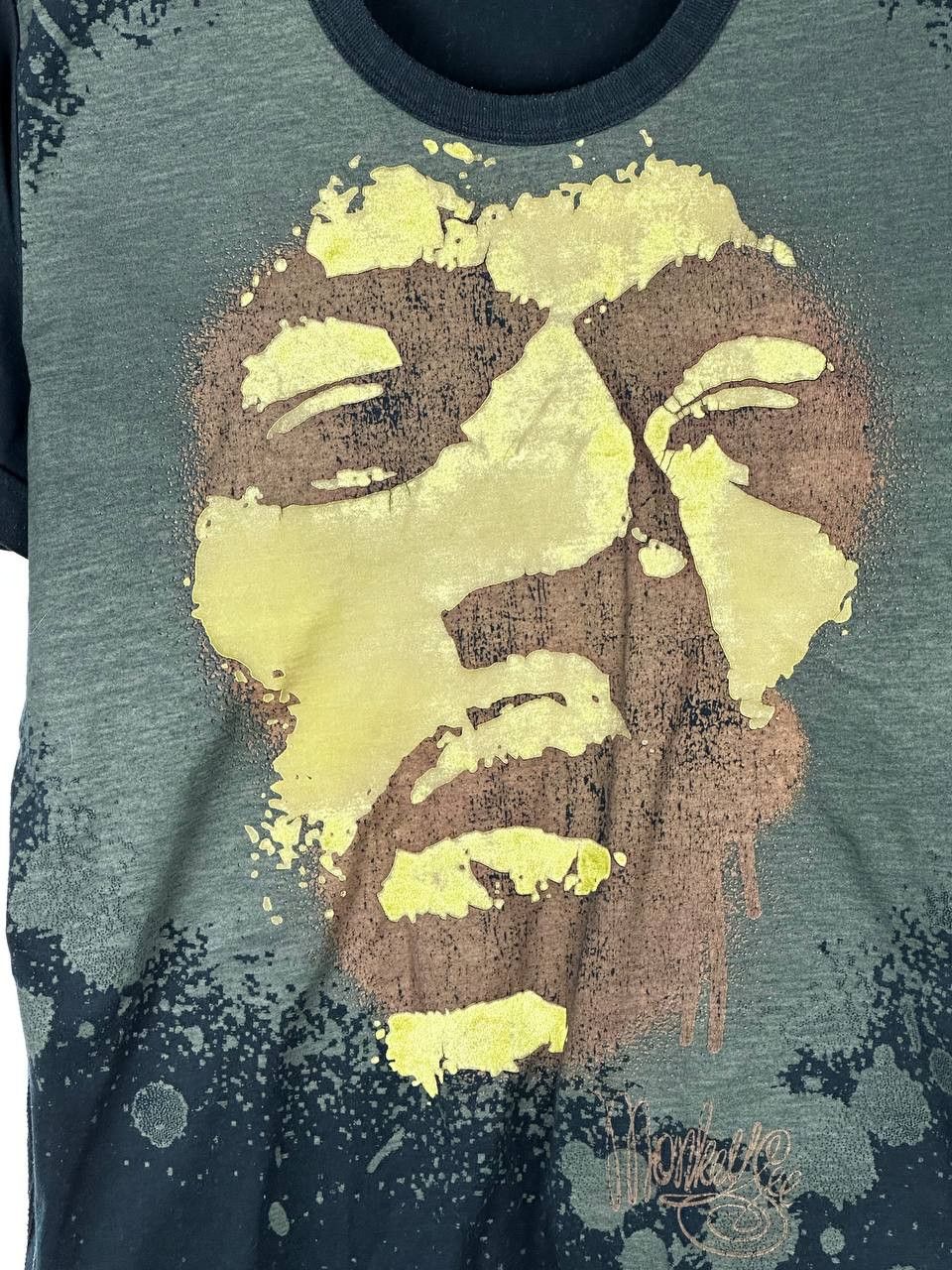 Band Tees × Jimi Hendrix × Vintage Vintage Y2K Jimi Hendrix Grunge Legend AOP T Shirt Size US M / EU 48-50 / 2 - 4 Thumbnail