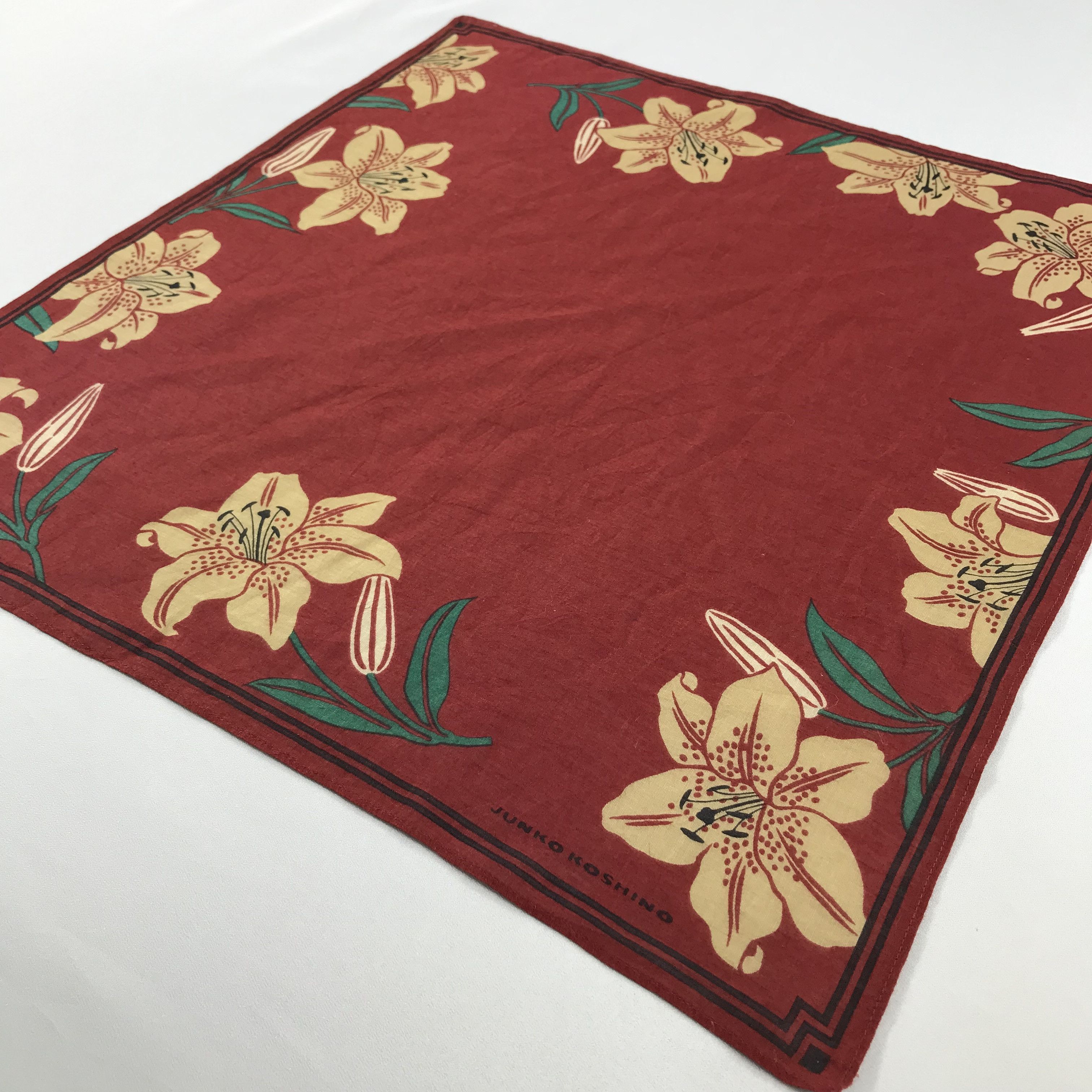 Mr. Junko × Vintage Junko Koshino Bandana / Handkerchief / Neckerchief -S2254 Size ONE SIZE - 2 Thumbnail