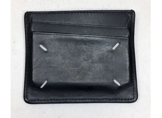 Maison Margiela Cardholder Wallet Black Leather