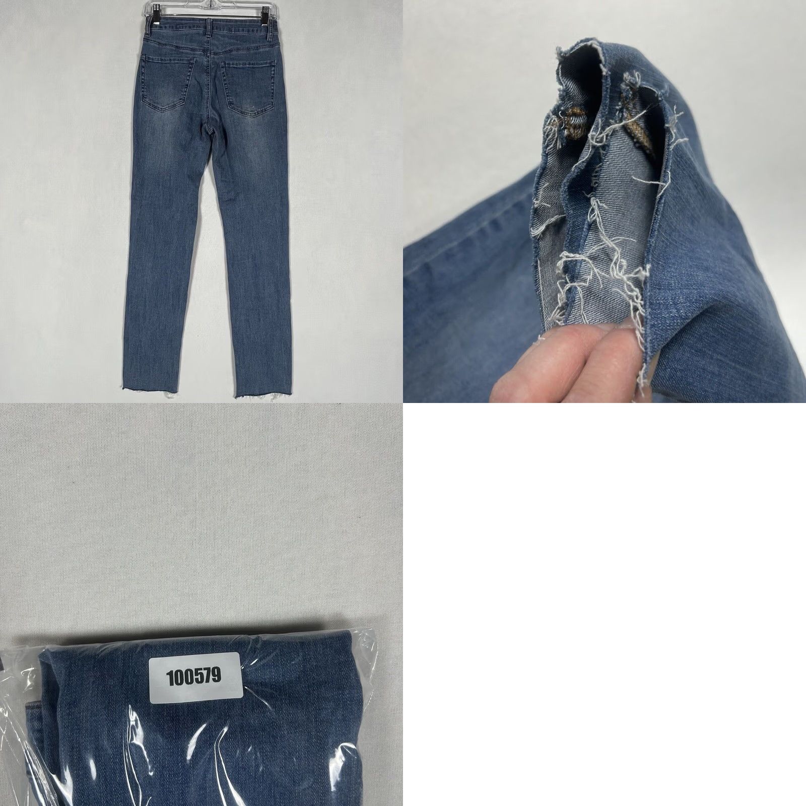 Forever 21 Forever 21 Women's Skinny Denim Jeans Blue High Rise 5-Pocket Size 27 Slim Inseam 28.5 in Leather? Size 27" / US 4 / IT 40 - 8 Thumbnail